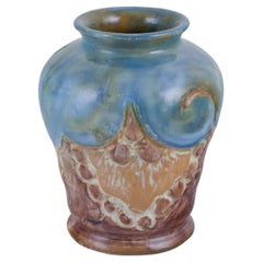 Møller & Bøgely. Unique vase Art Nouveau en céramique émaillée. 1917-1920.
