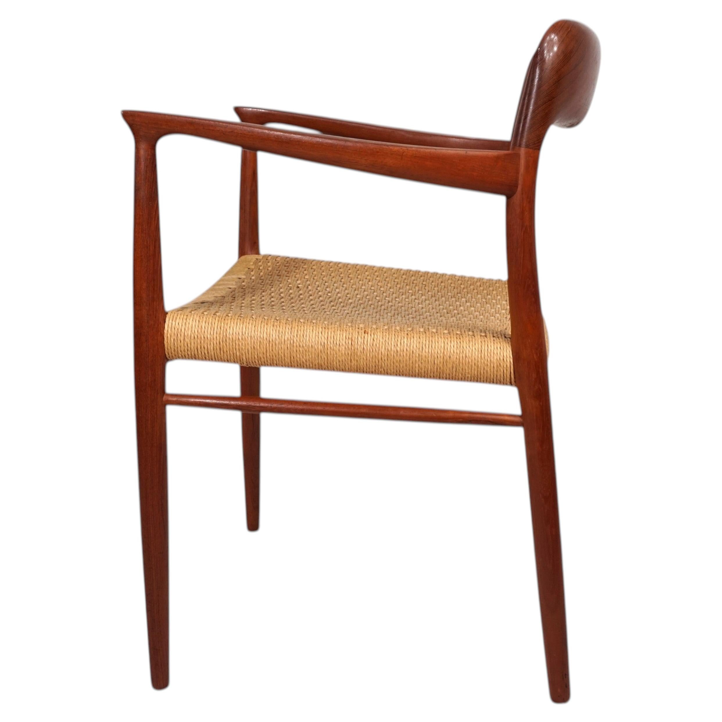Møller Model 56 Teak Chair by Niels Otto Møller for J.L. Møllers, 1956 For Sale