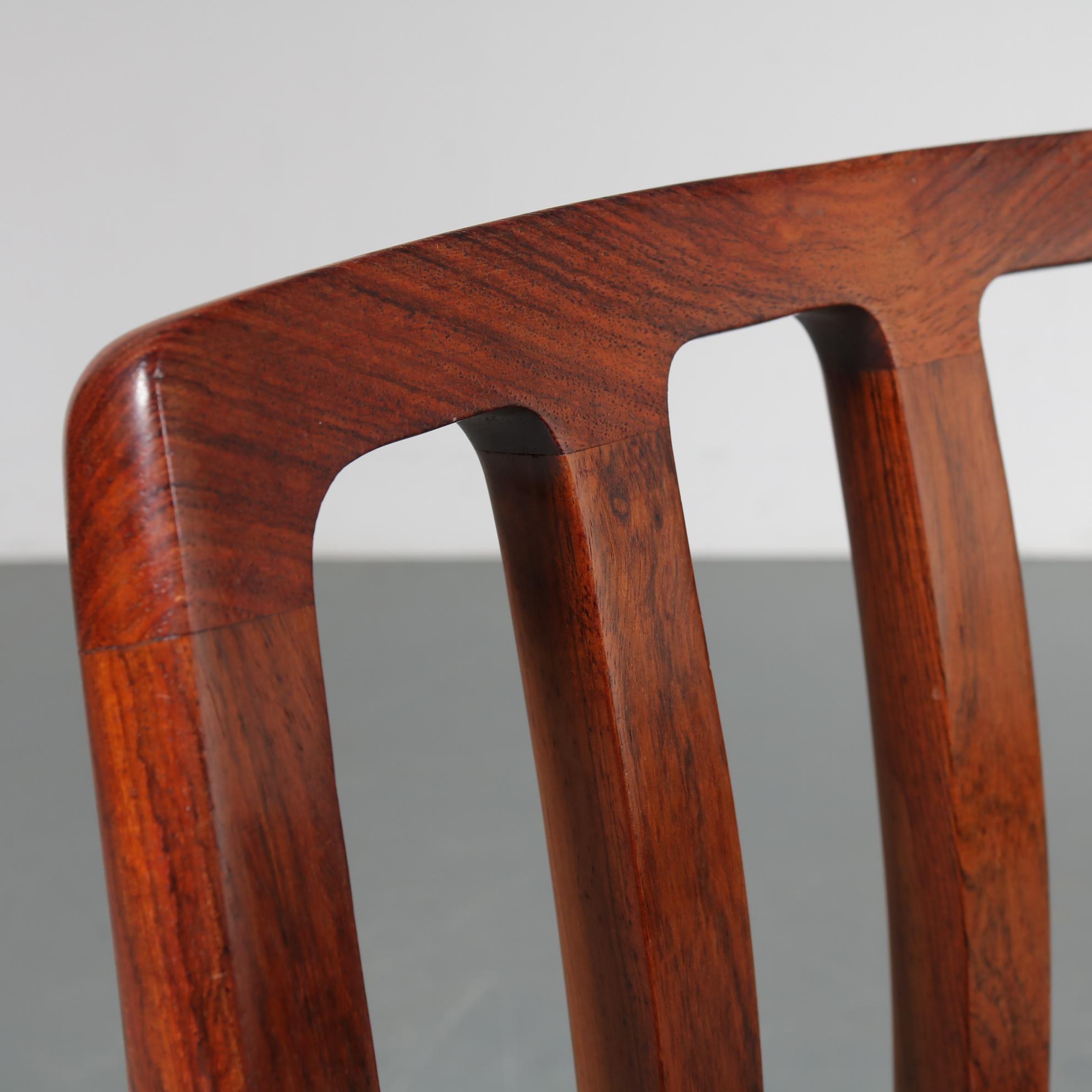 Møller “Model 83” Dining Chairs, Denmark, 1960 6