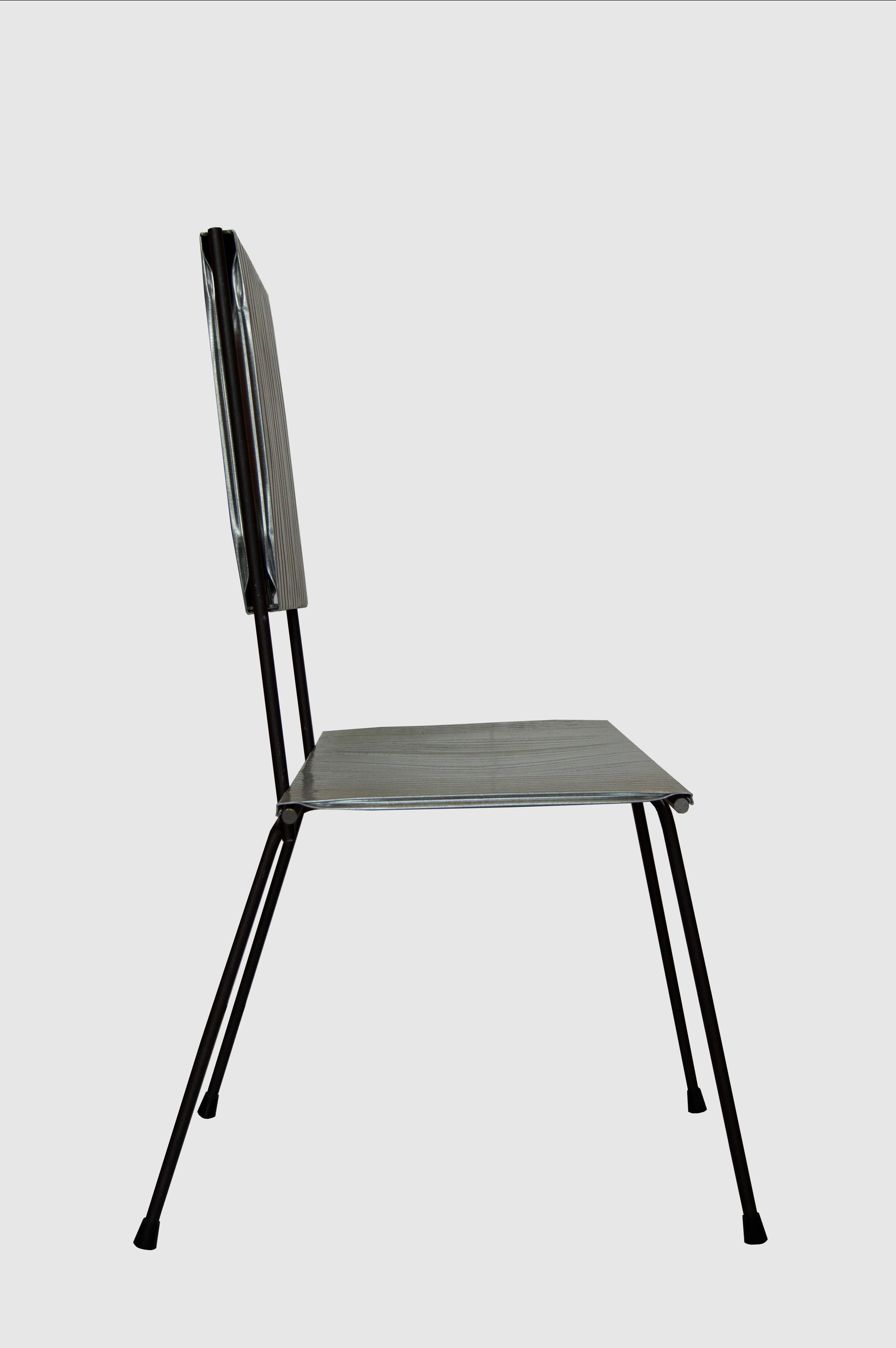 Industrial MLX Series, Steel Chair 'SMLX' by Lucas Muñoz Muñoz  For Sale