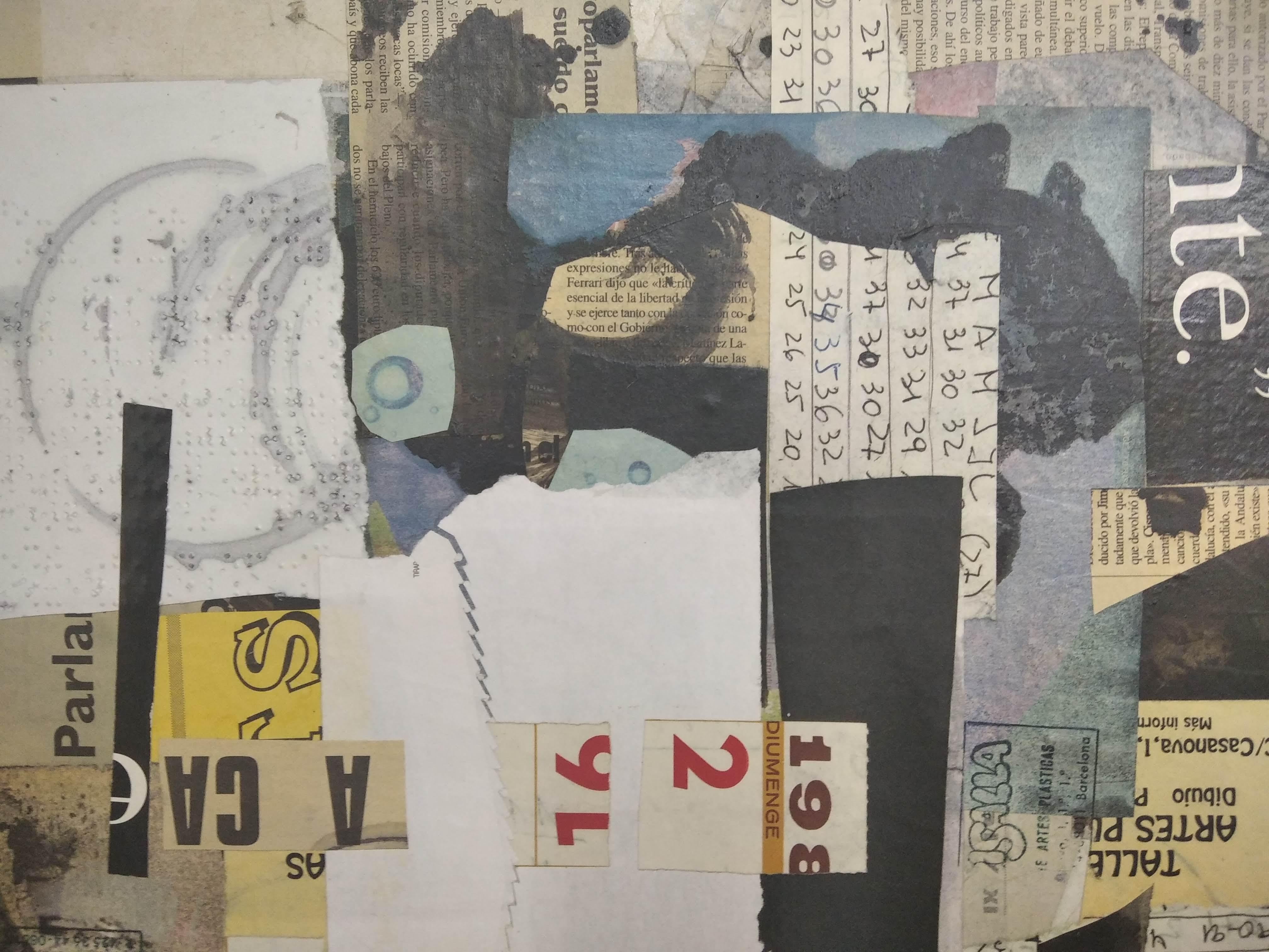 Fixes and Patches - Mixed Media Art by M.M Calvo 