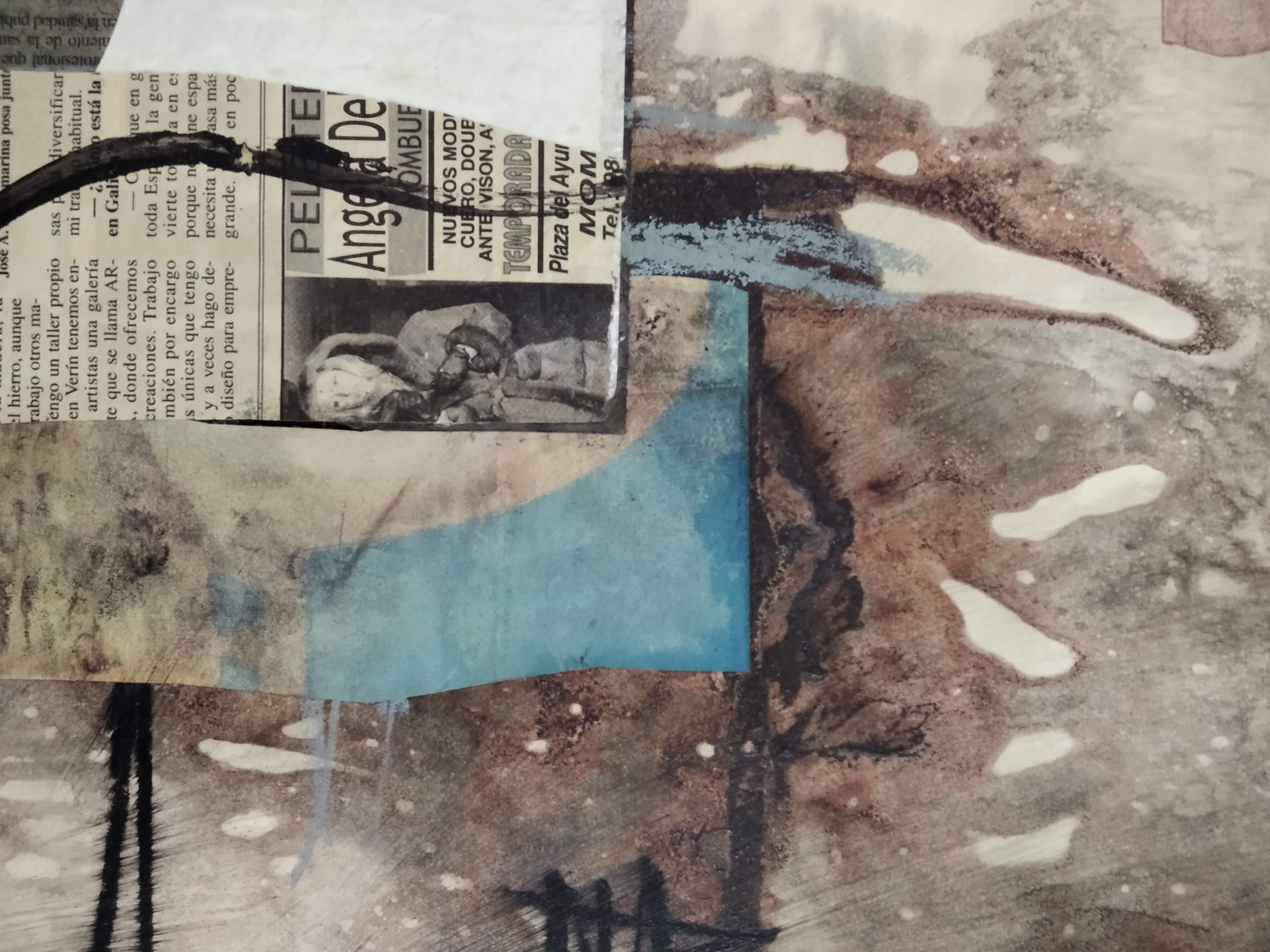 Sans titre - Abstrait Mixed Media Art par M.M Calvo 