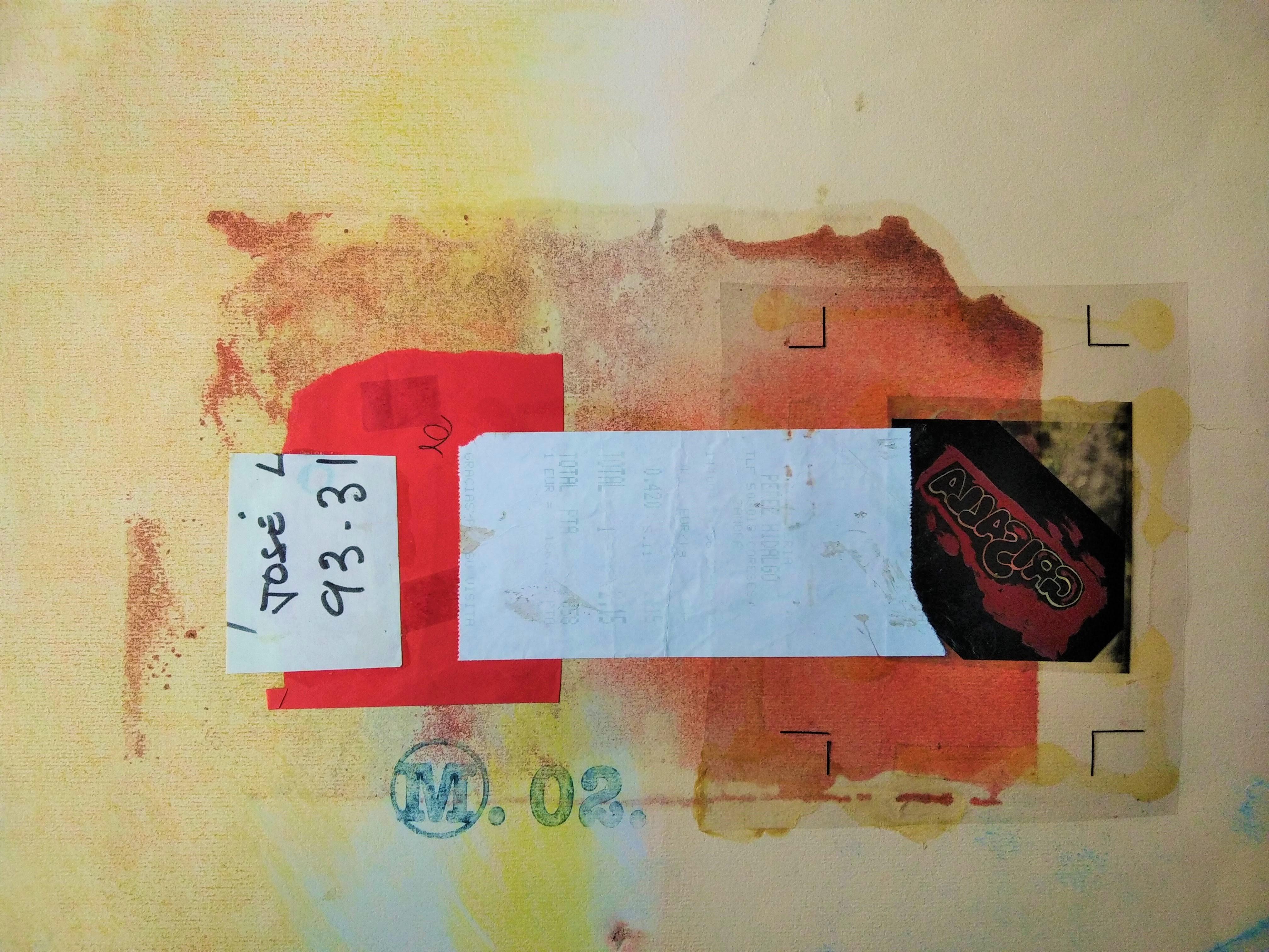 Senza titolo 2002 - Abstract Painting Marrone di M.M Calvo 