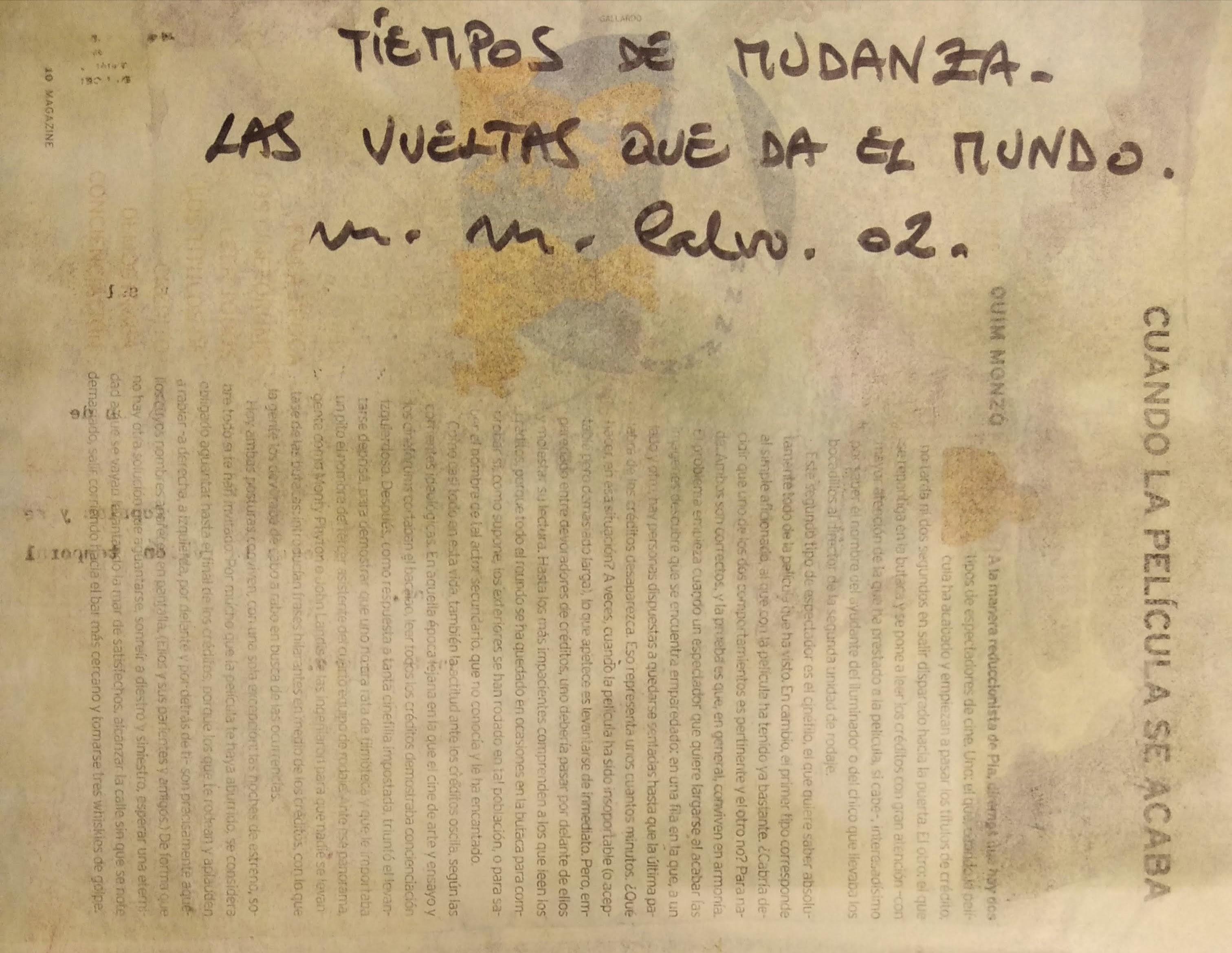 Senza titolo - Painting Astratto di M.M Calvo 