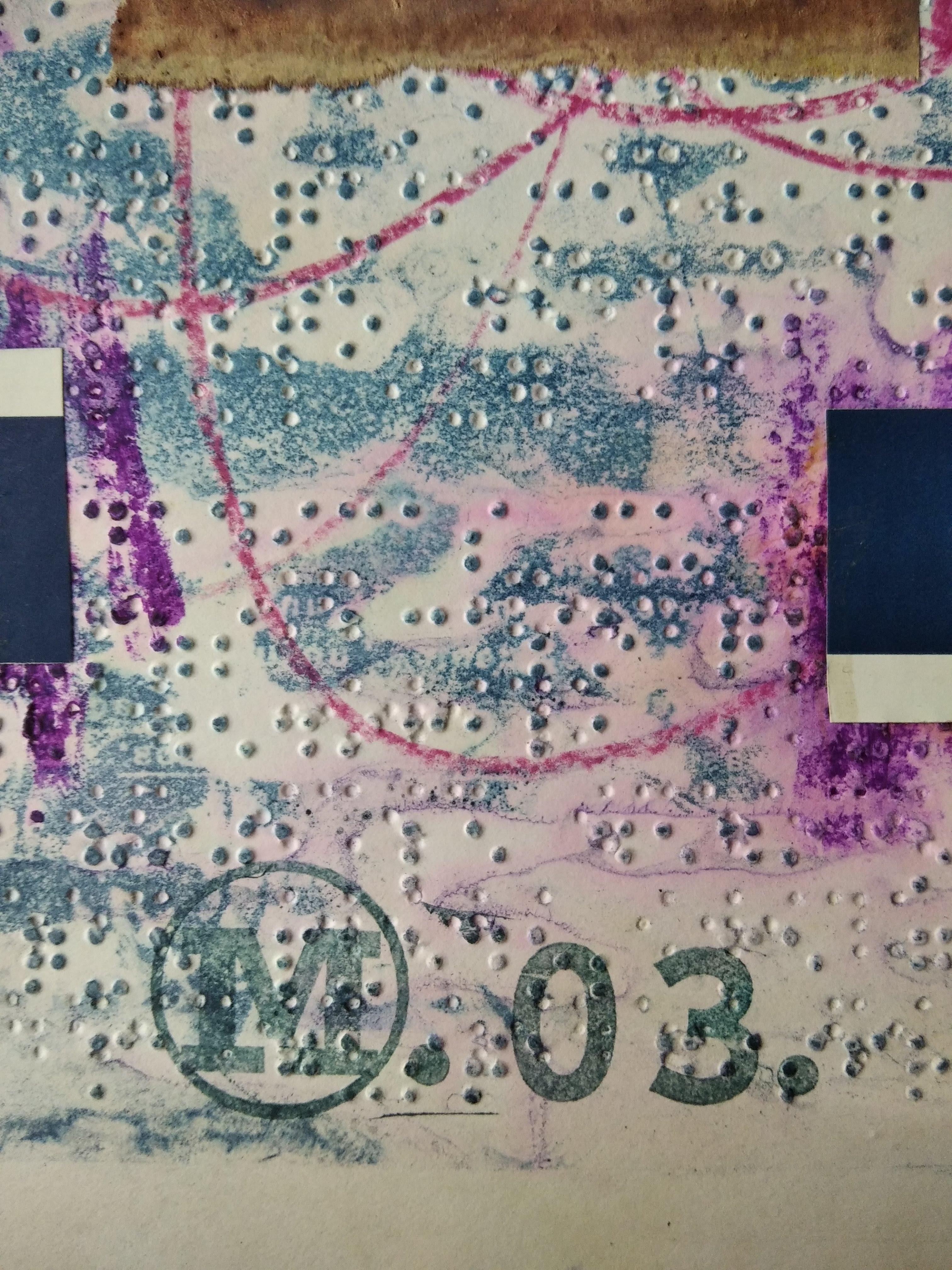 Senza titolo - Painting Astratto di M.M Calvo 