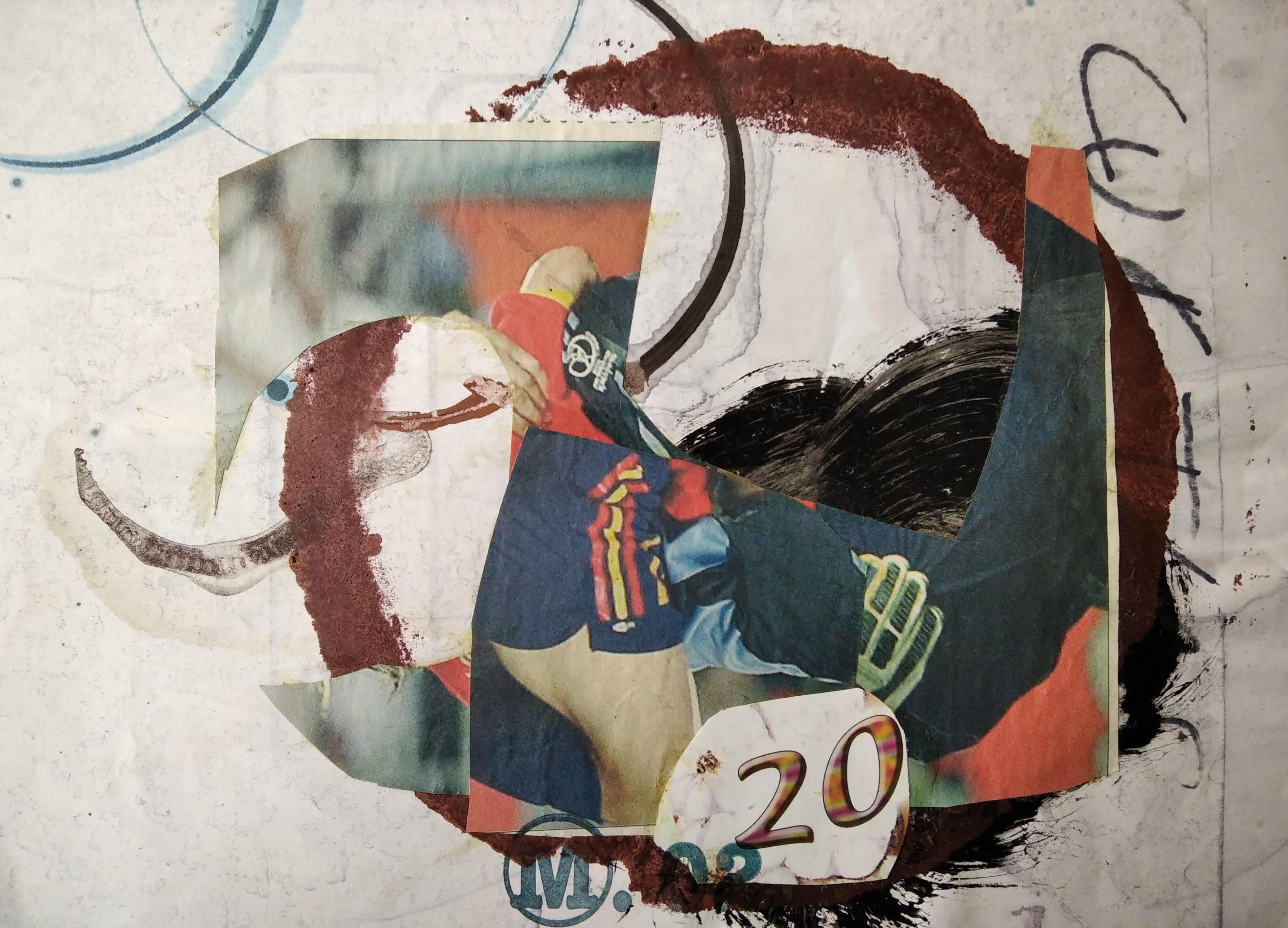 Senza titolo - Abstract Painting Grigio di M.M Calvo 
