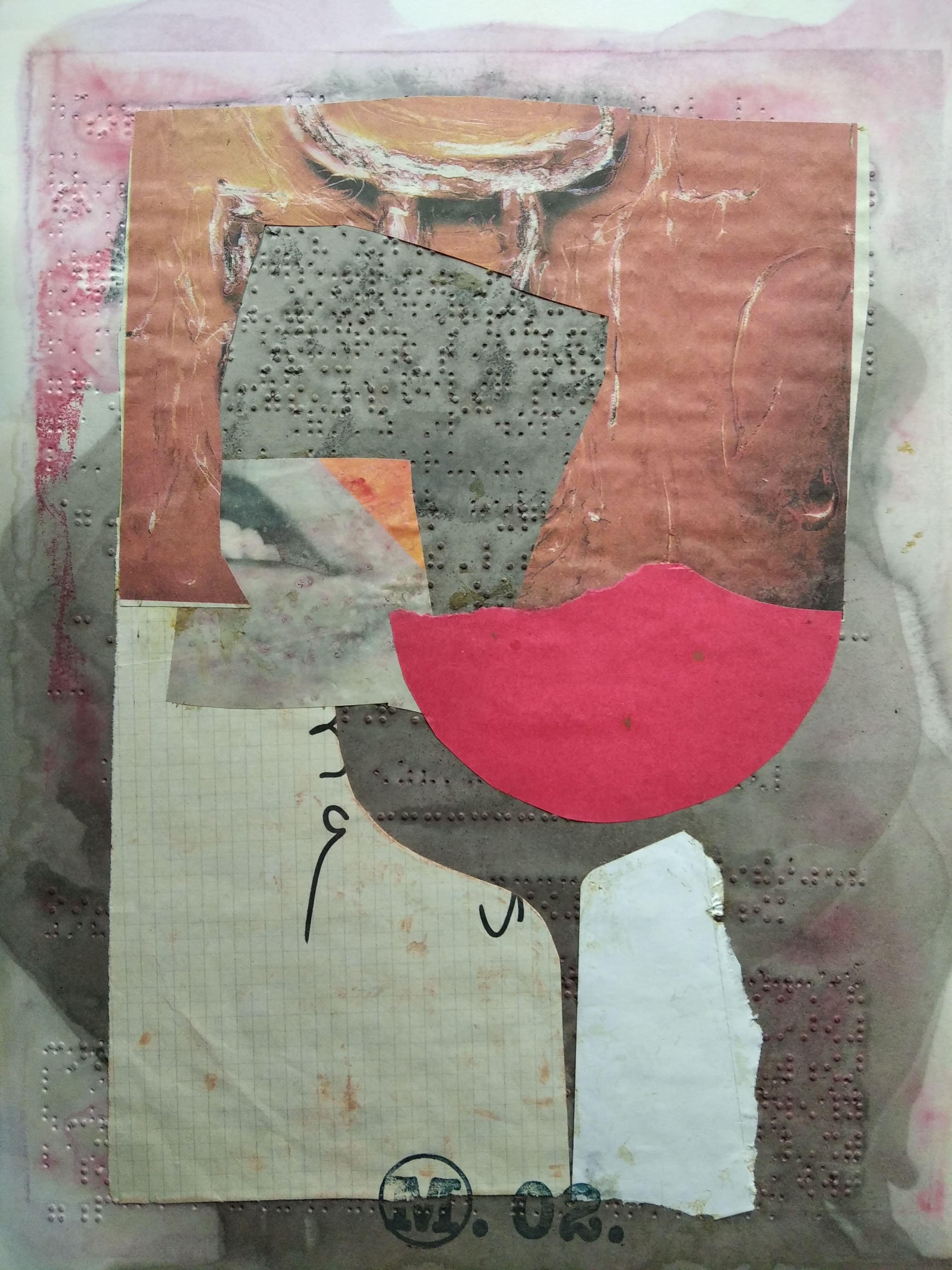 Senza titolo - Abstract Painting Grigio di M.M Calvo 