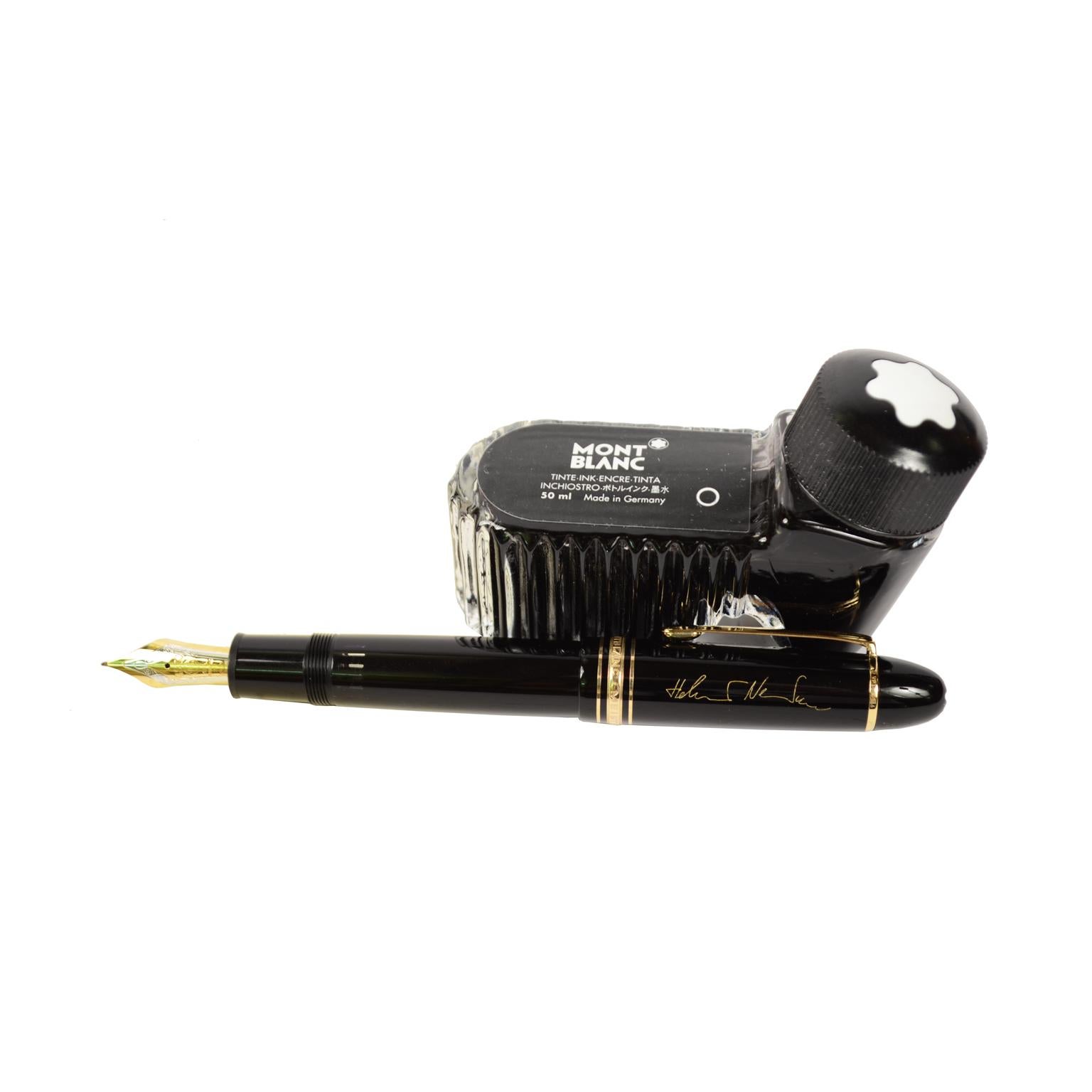 Mm Mont Blanc Meisterstuck 149 Signed by Helmut Newton 5