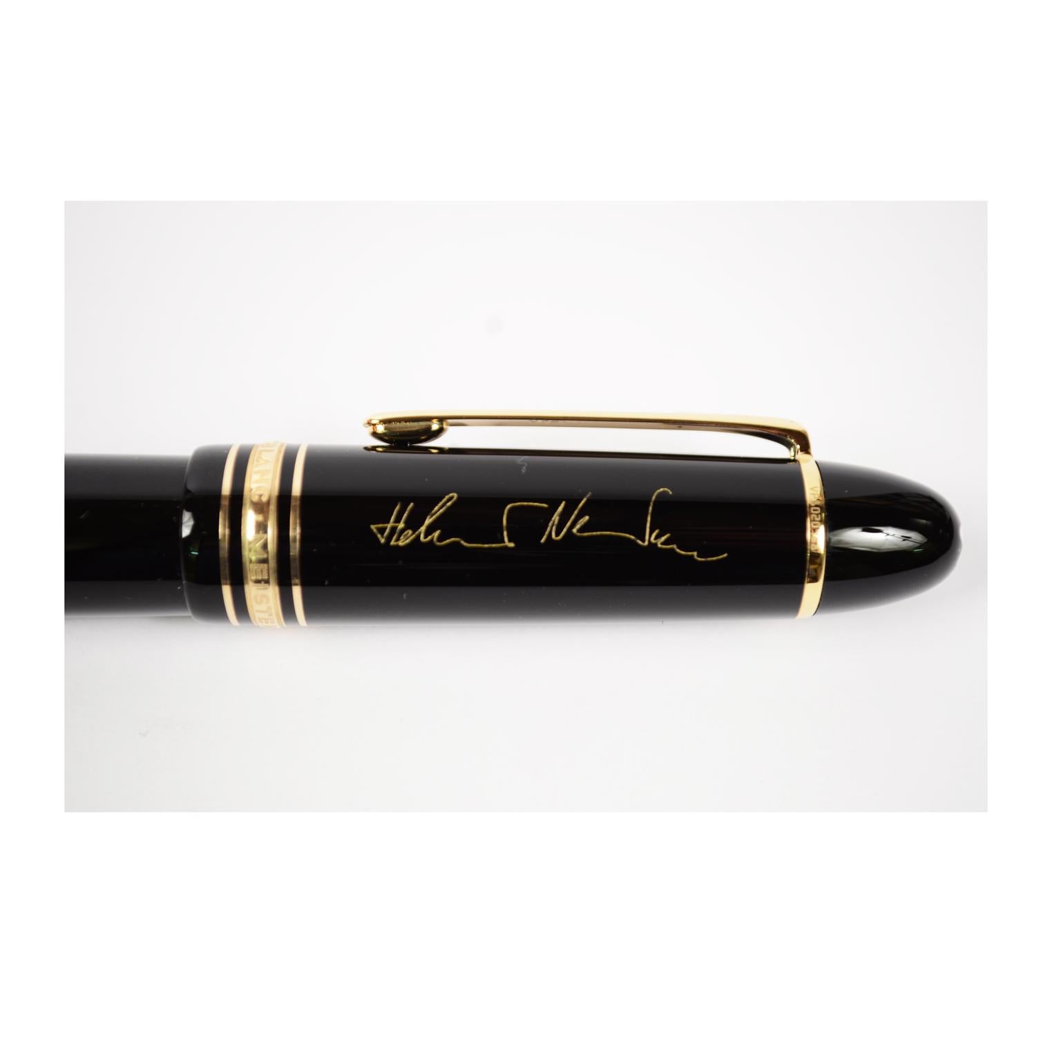 Mm Mont Blanc Meisterstuck 149 Signed by Helmut Newton 2