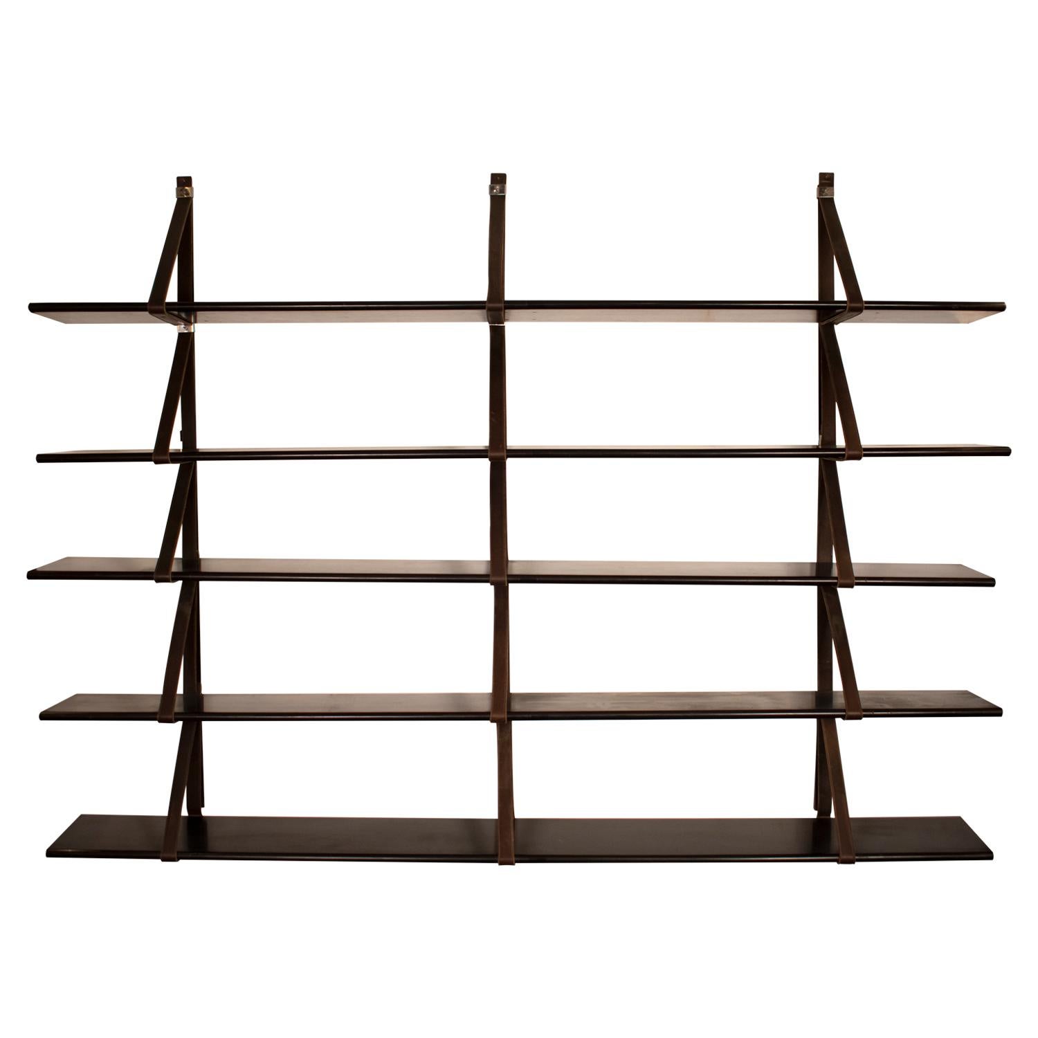 MM Wall Mounted Bookshelf Designed by Miguel Milá for Gres, 1962, Spain