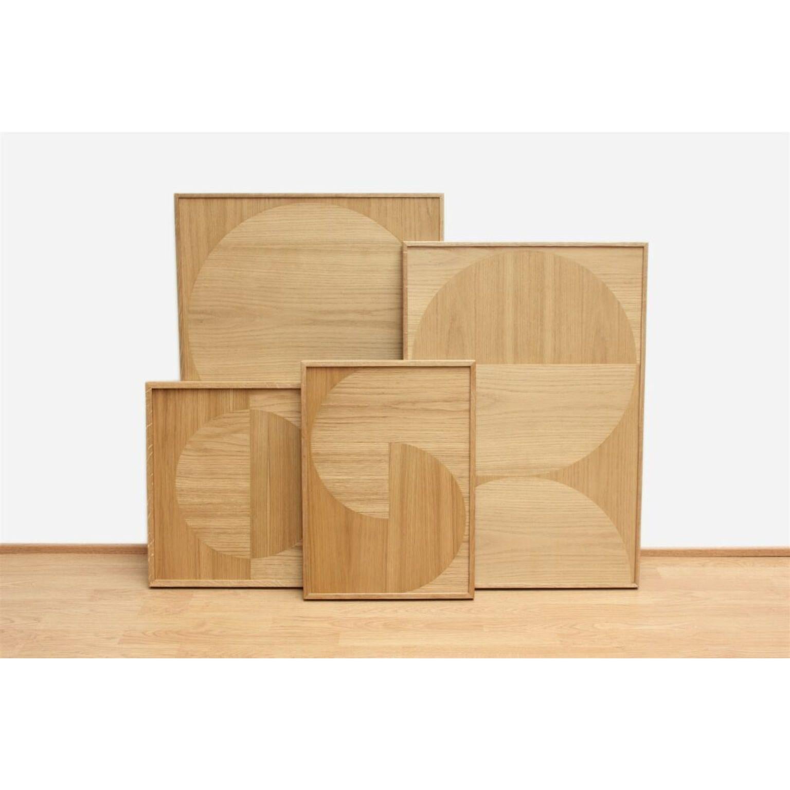 Dutch MM2 Minimal Marquetry Wall Decoration by Studio Verbaan