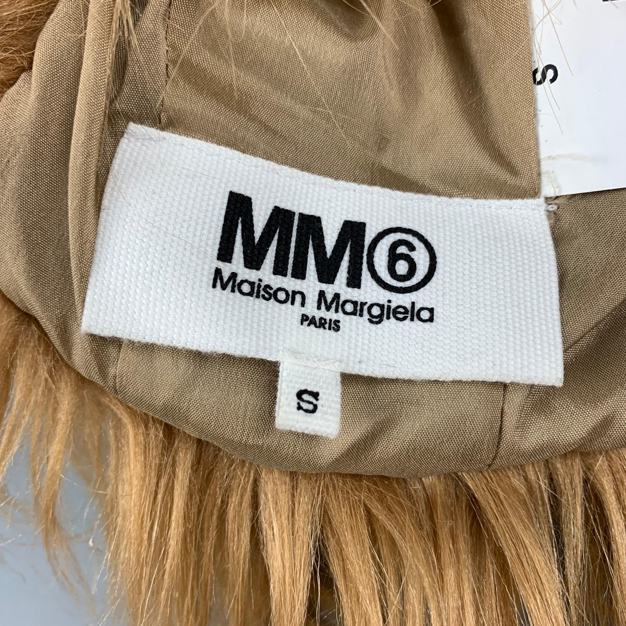MM6 MAISON MARGIELA 2016 Size S Tan Faux Fur Hat 1