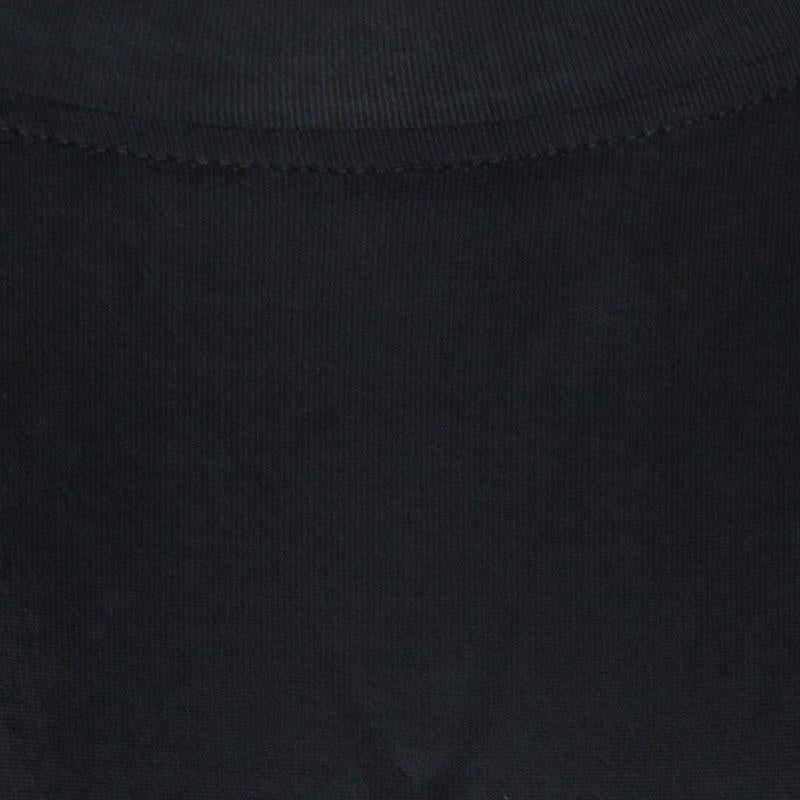 Maison Margiela - Robe midi surdimensionnée noire à empiècements en maille superposée MM6, taille XS Pour femmes en vente
