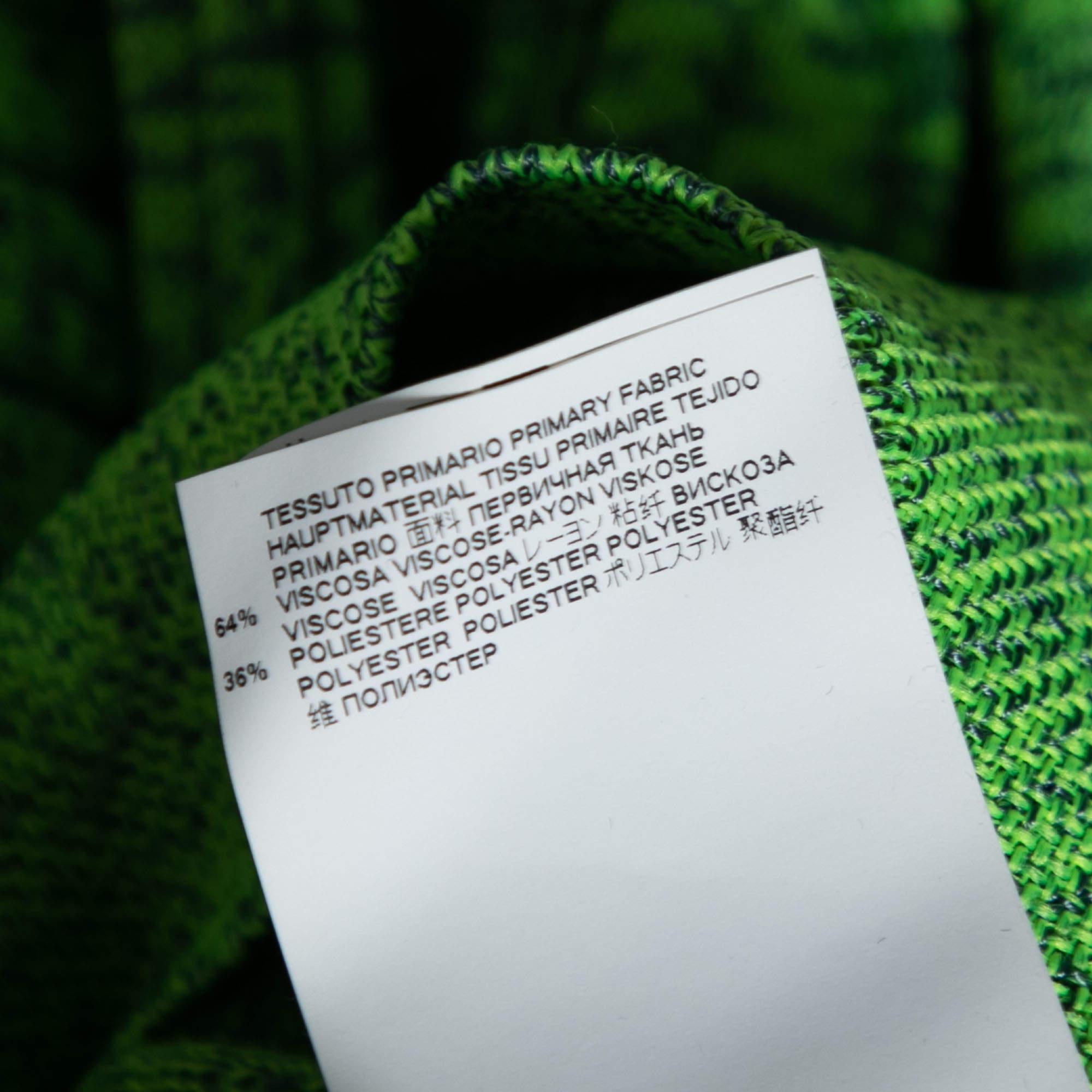 MM6 Maison Margiela Maglione a coste tinto in verde S in vendita 1