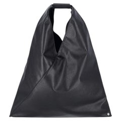 MM6 Maison Margiela Japanese Origami-Inspired Hobo Bag — Black