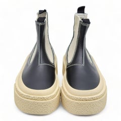 MM6 Maison Margiela Stivaletti in pelle con punta tonda