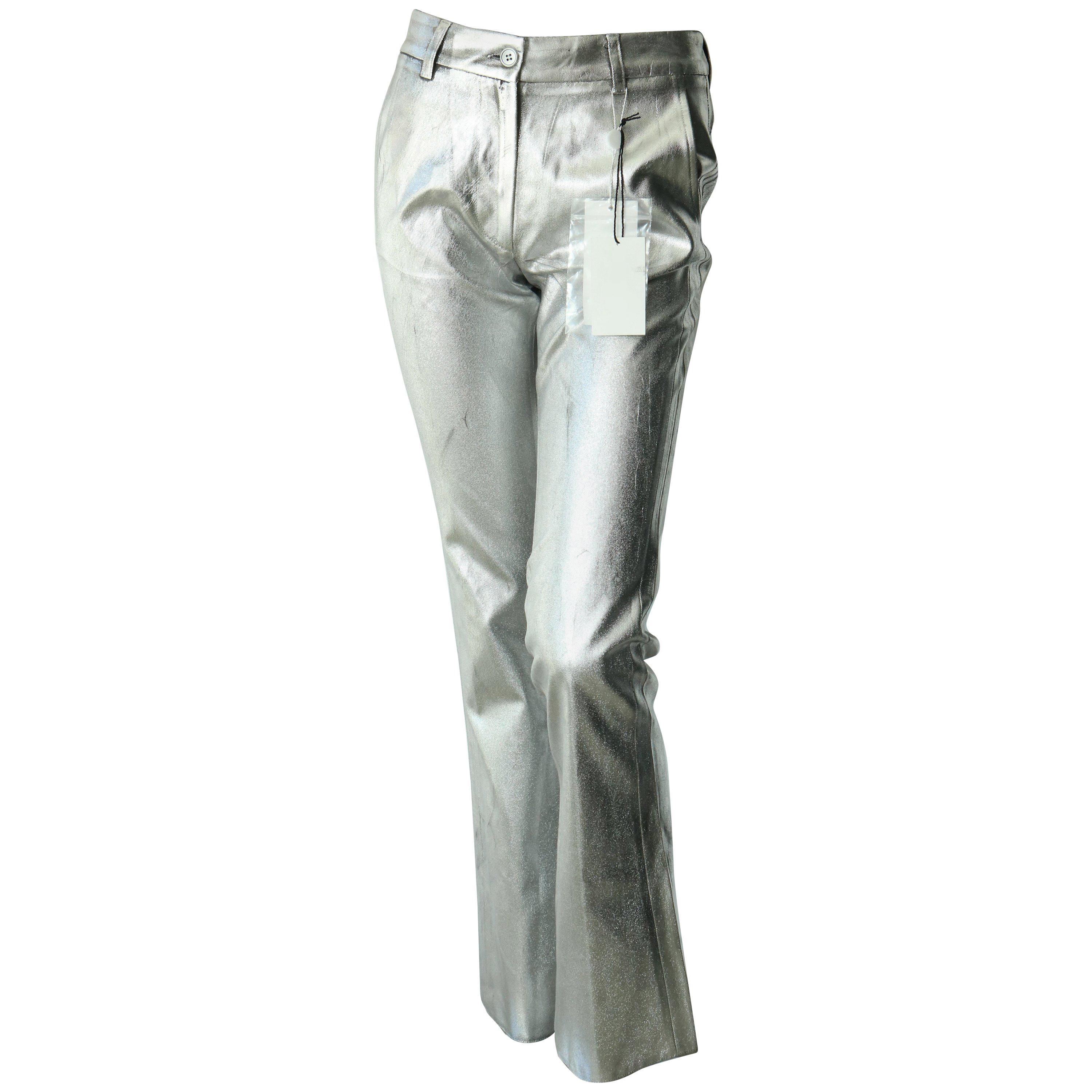 MM6 Maison Margiela  Silver Pants 