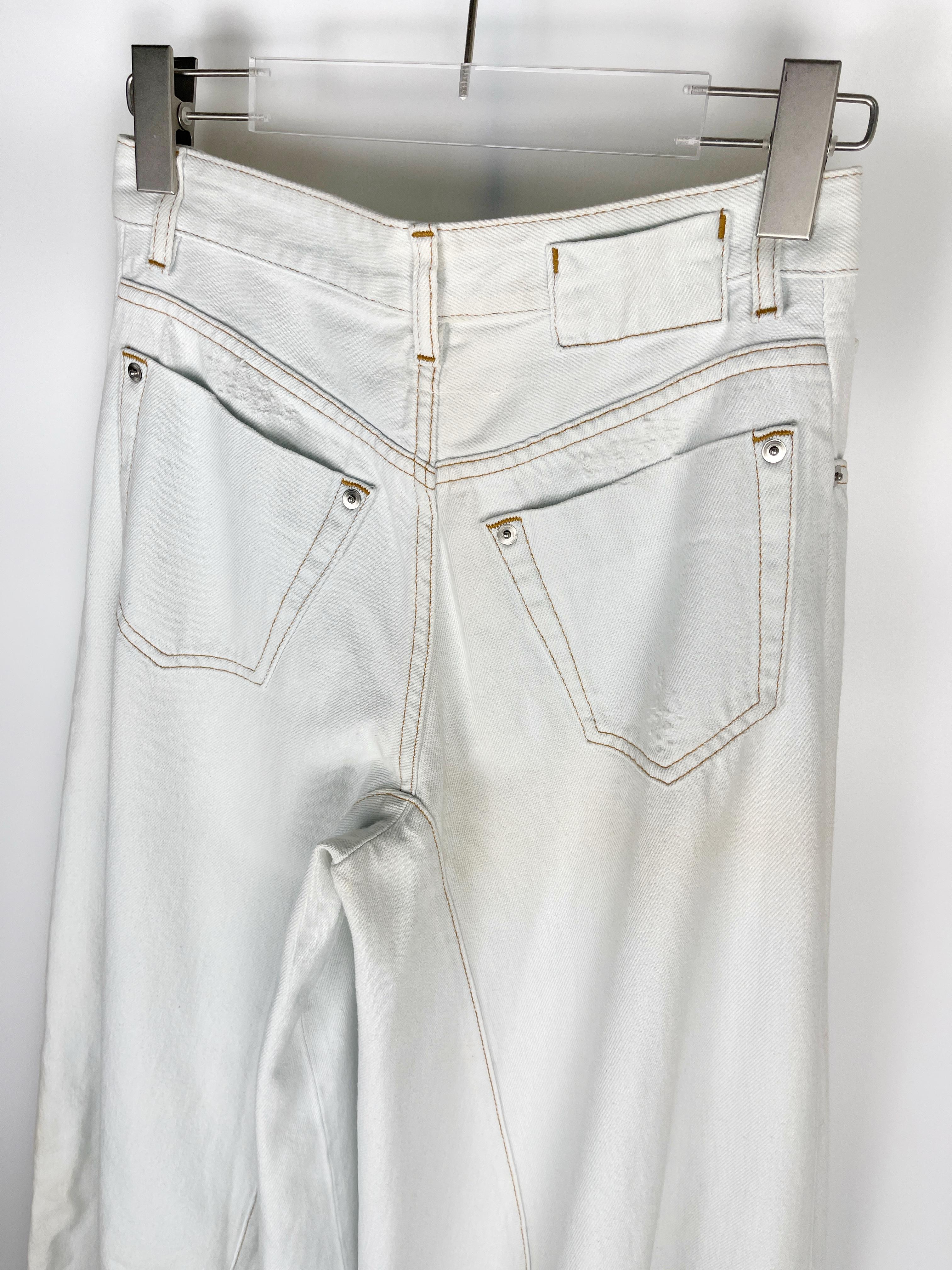 MM6 Maison Margiela Wide-leg Jeans In Excellent Condition In Seattle, WA