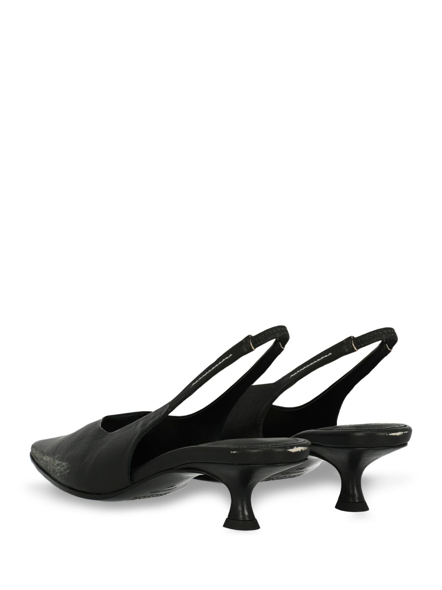 Mm6 Maison Margiela Woman Mules Black EU 40 In Excellent Condition For Sale In Milan, IT