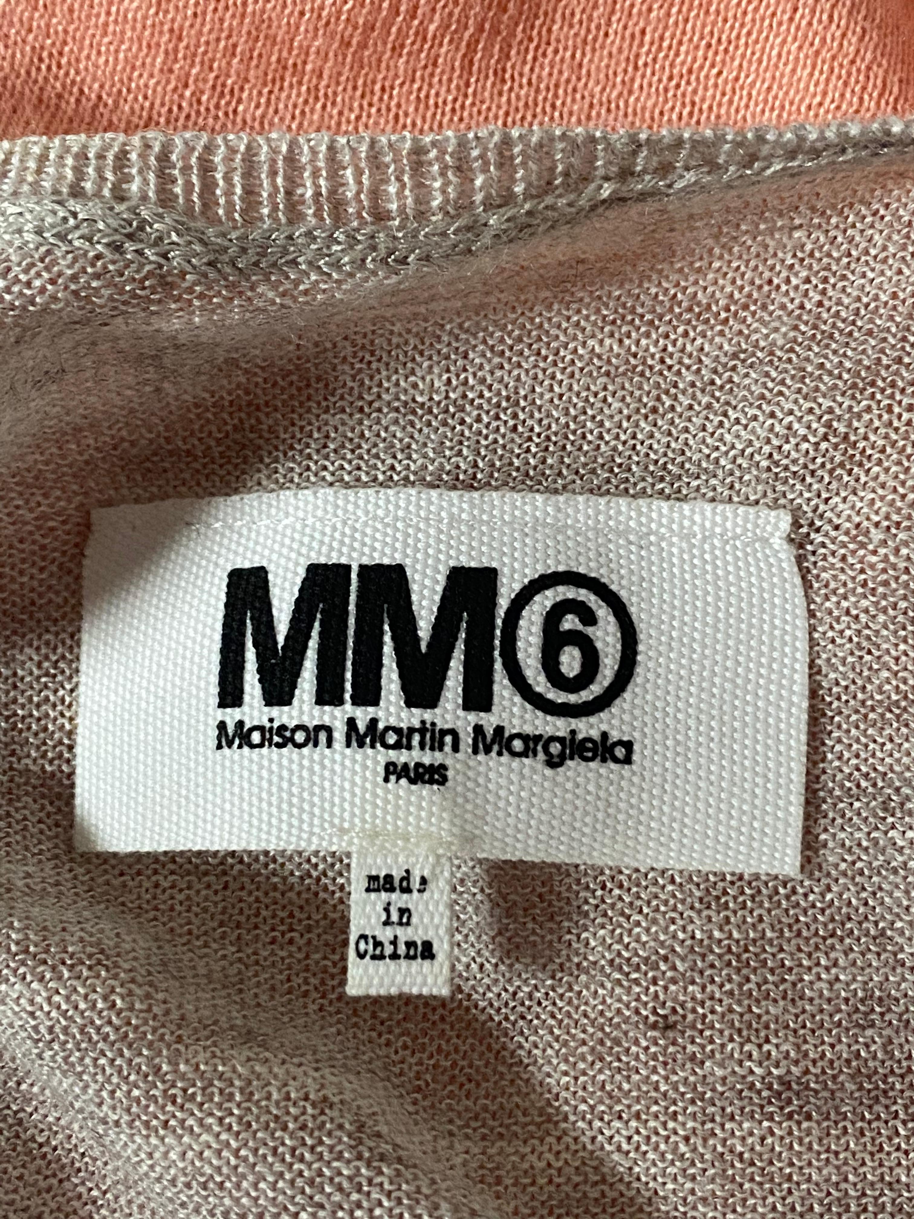Women's or Men's MM6 Maison Martin Margiela Grey and Pink Mini Dress, Size XS