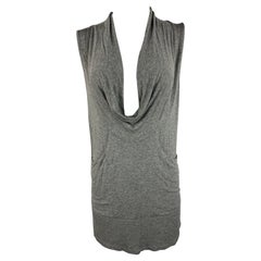MM6 Maison Martin Margiela Graues Minikleid, Größe Small