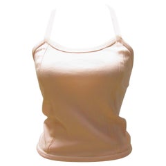 MM6 Maison Martin Margiela Pale Pink Short Halter Top
