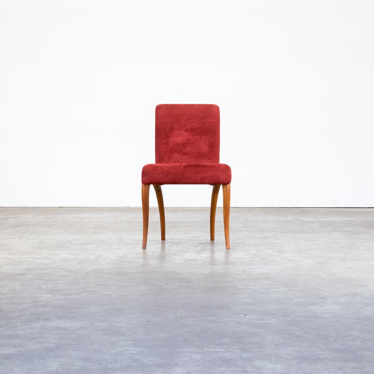 Italian M.Marconato & T. Zappa ‘Retro’ Dining Chair for Porada Set of 6 For Sale