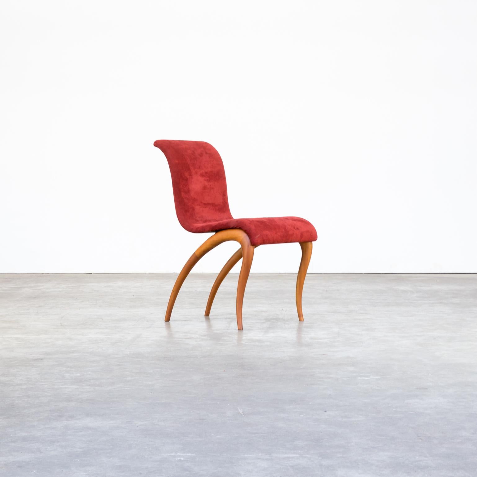 M.Marconato & T. Zappa ‘Retro’ Dining Chair for Porada Set of 6 In Good Condition For Sale In Amstelveen, Noord