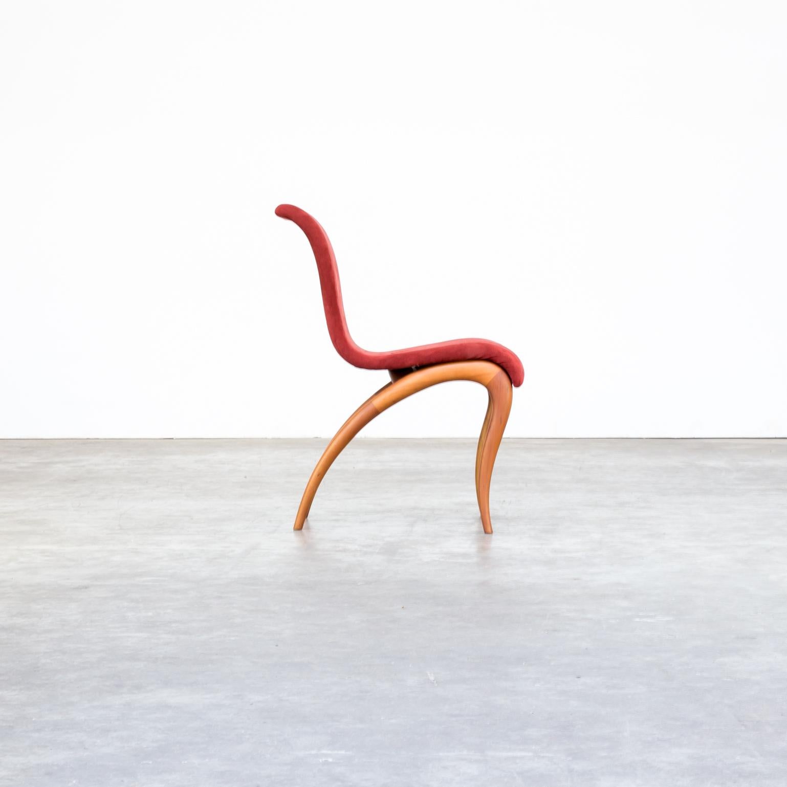 Contemporary M.Marconato & T. Zappa ‘Retro’ Dining Chair for Porada Set of 6 For Sale