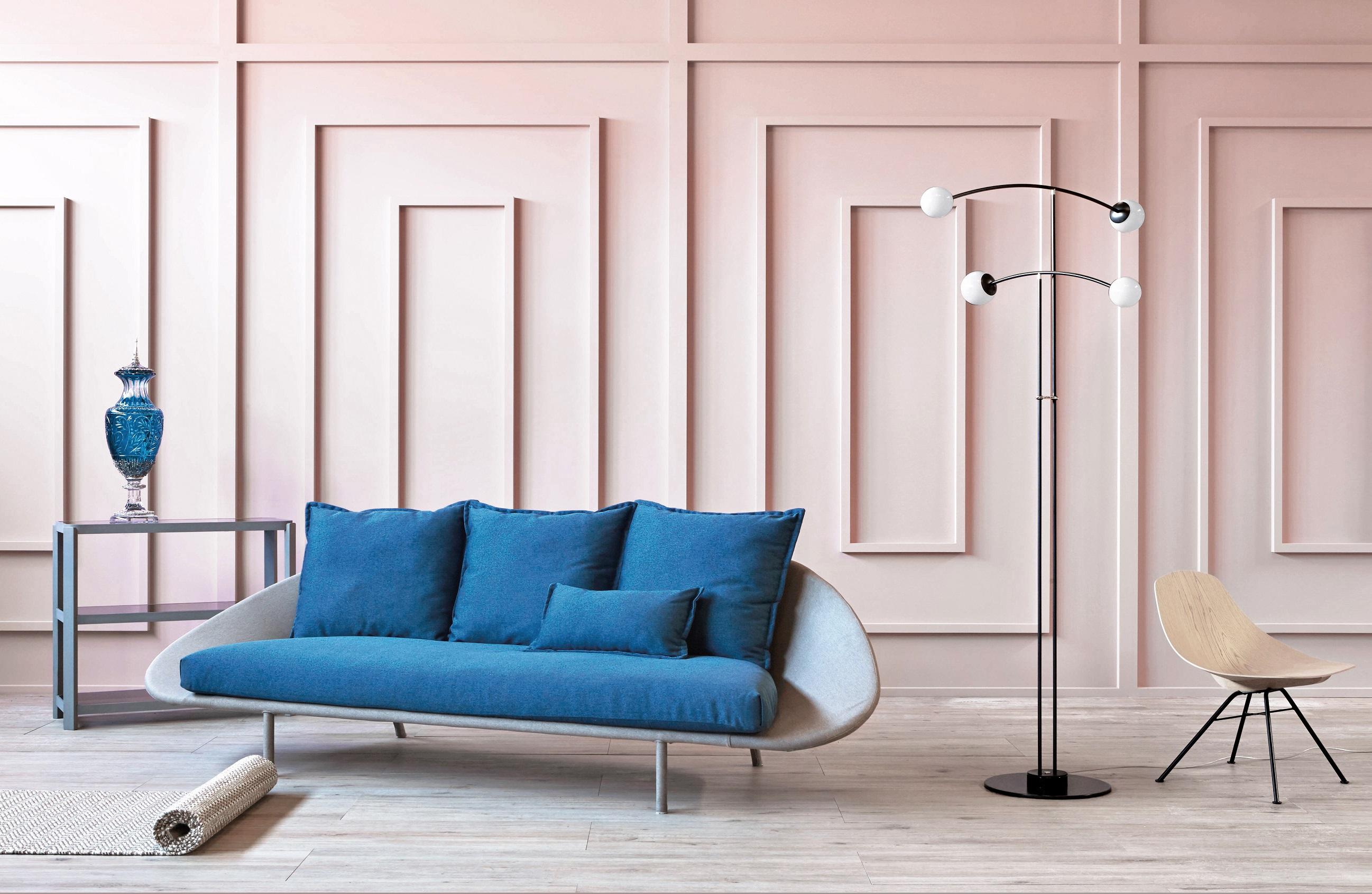 Italian MMM Arch Floor Lamp by MM Lampadari For Sale