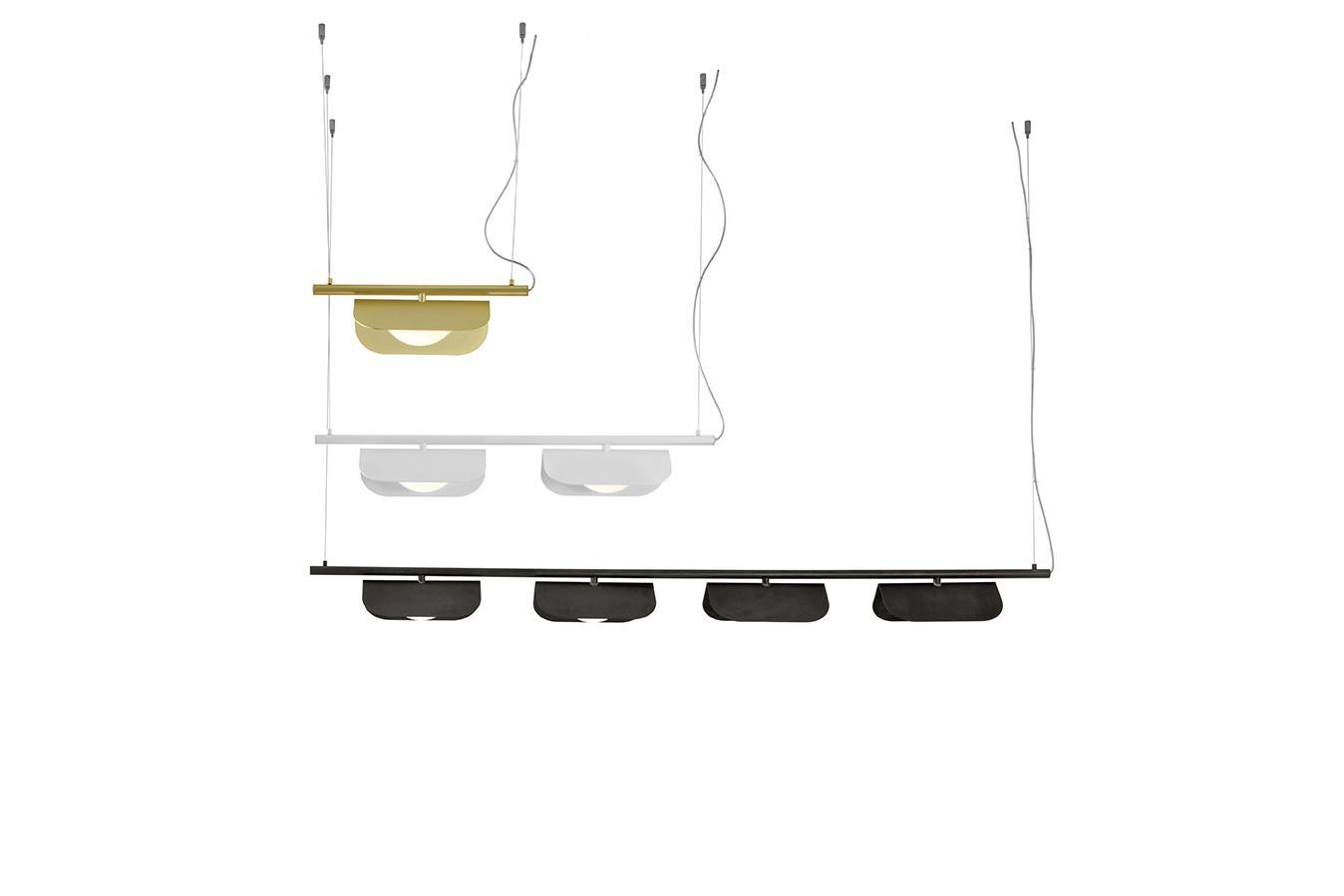 Italian MMM Leaf B1 Pendant Lamp by MM Lampadari For Sale