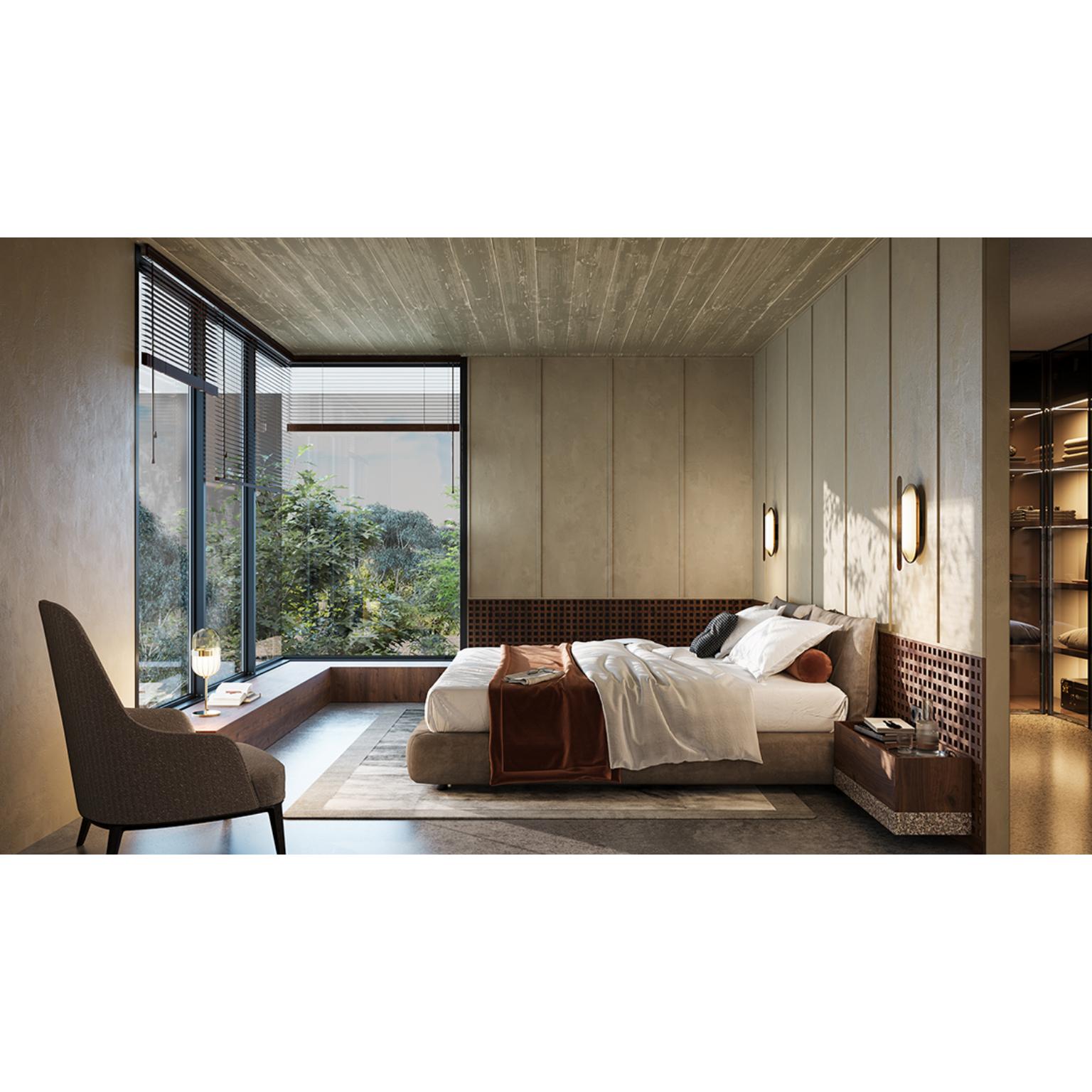Italian MMM Loop Wall Lamp by MM Lampadari For Sale