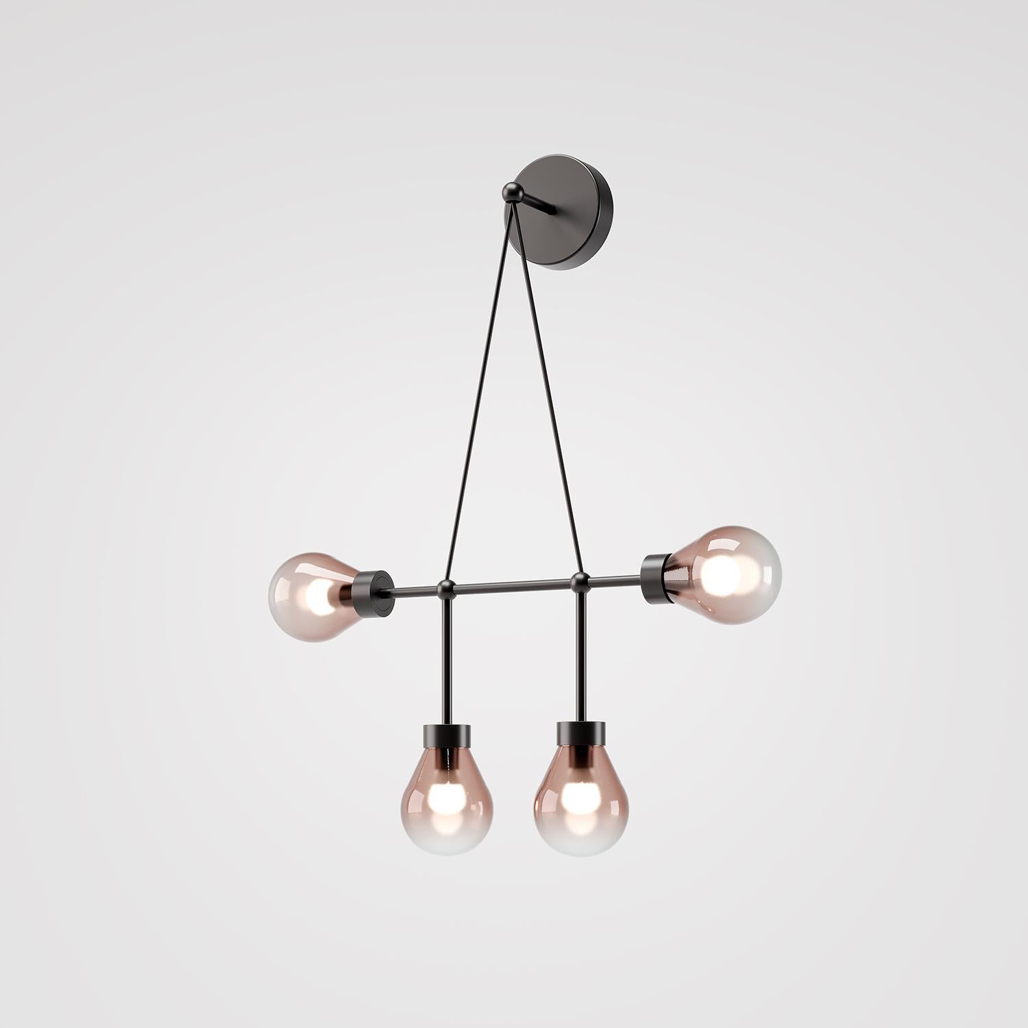 MMM Mila Applique by MM Lampadari
Dimensions: D 21 x W 76 x H 94 cm. 
Materials: Glass and metal.

All our lamps can be wired according to each country. If sold to the USA it will be wired for the USA for instance. Please contact us.

An ancient