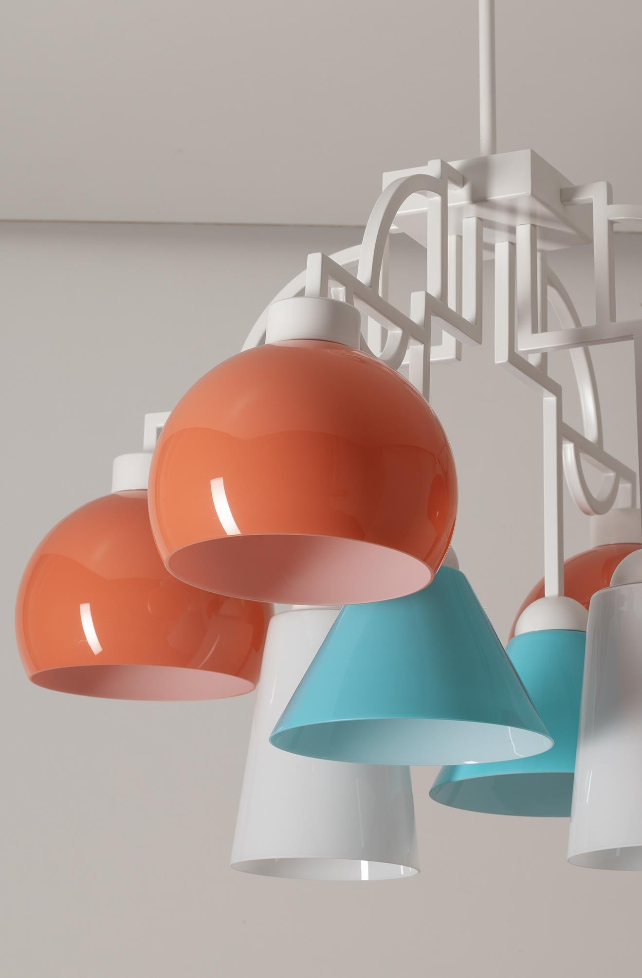 Post-Modern MMM MYA Pop 8 Pendant Lamp by MM Lampadari For Sale
