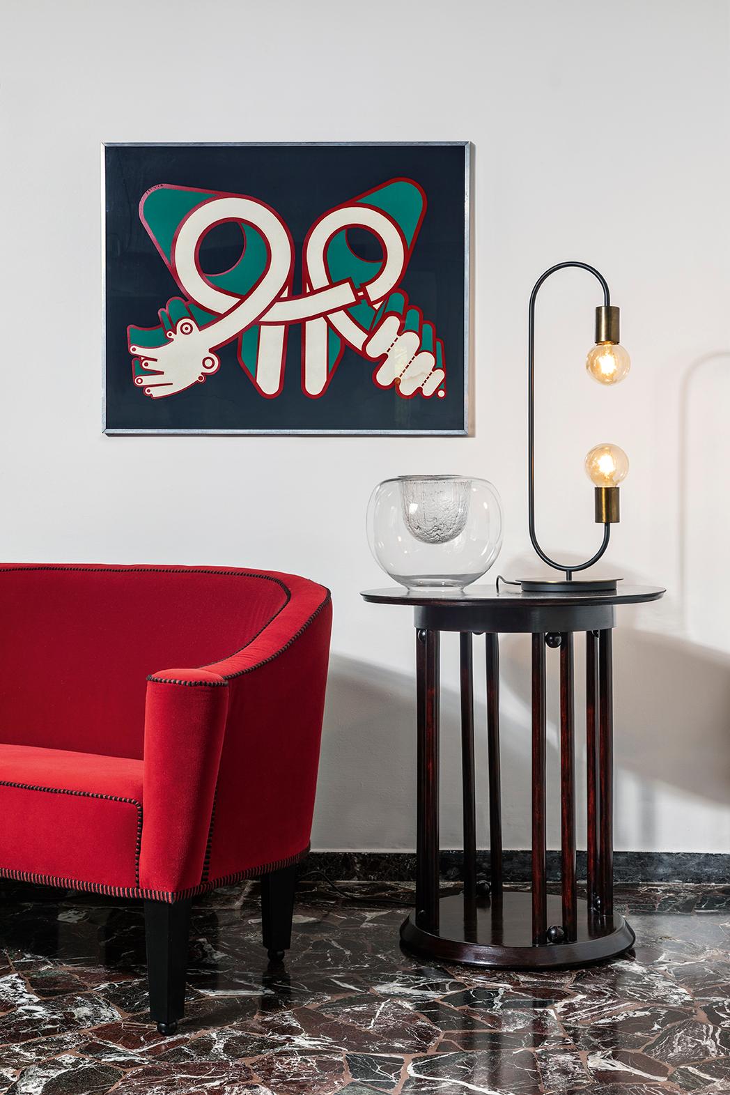 Post-Modern MMM Paramount Table Lamp by MM Lampadari For Sale