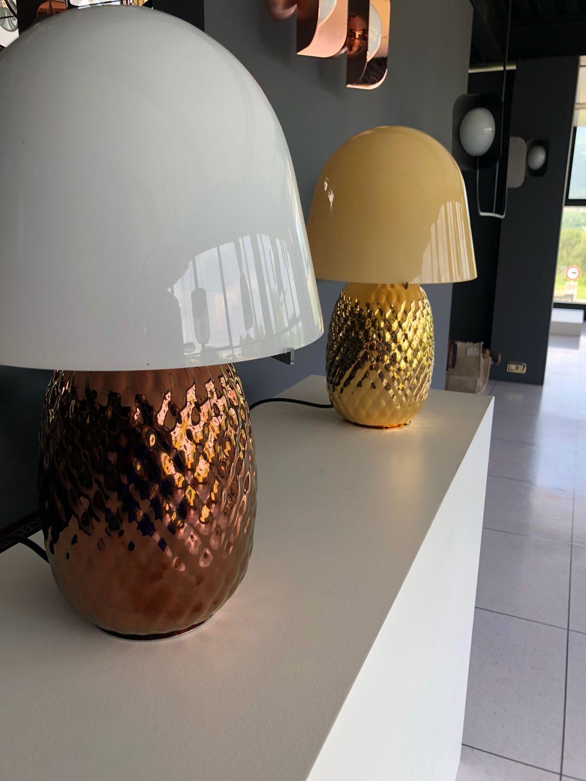 Metal MMM Pineapple Table Lamp by MM Lampadari For Sale