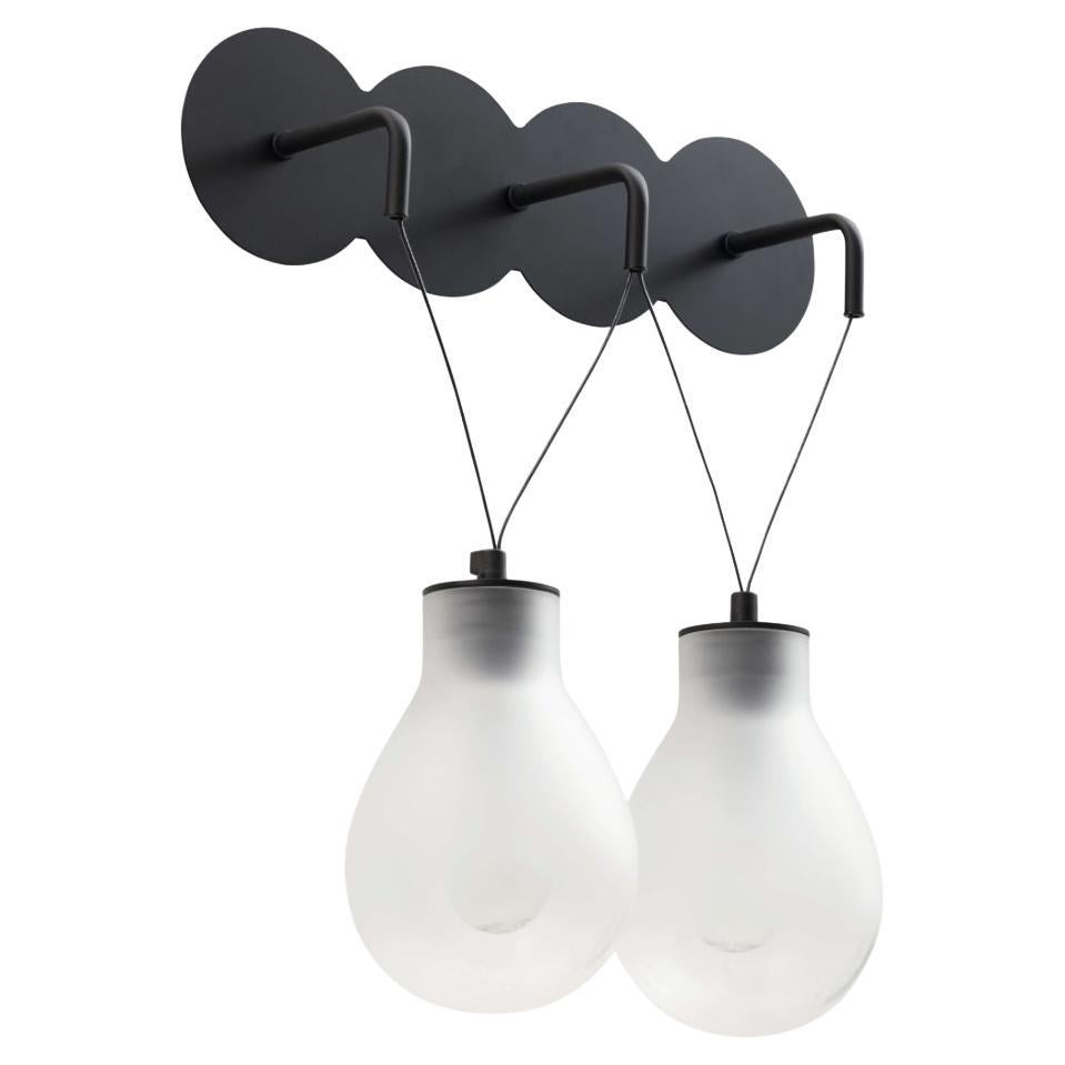 MMM Rain 2 Frosted Glass Wall Lamp by MM Lampadari