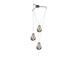 MMM Rain 3 Frosted Glass Pendant Lamp by MM Lampadari
