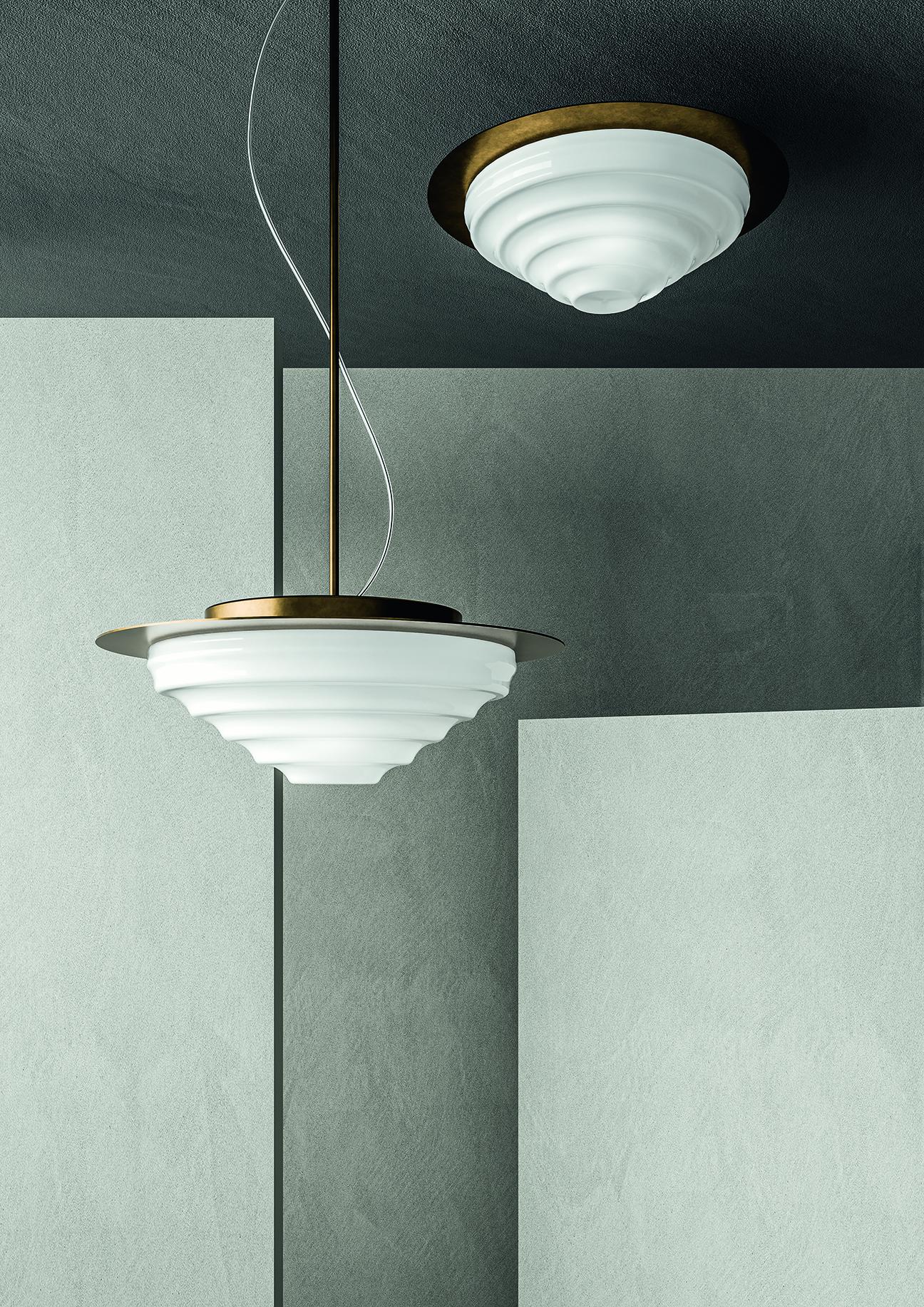 Postmoderno Lampada a sospensione MMM Ripple di MM Lampadari in vendita