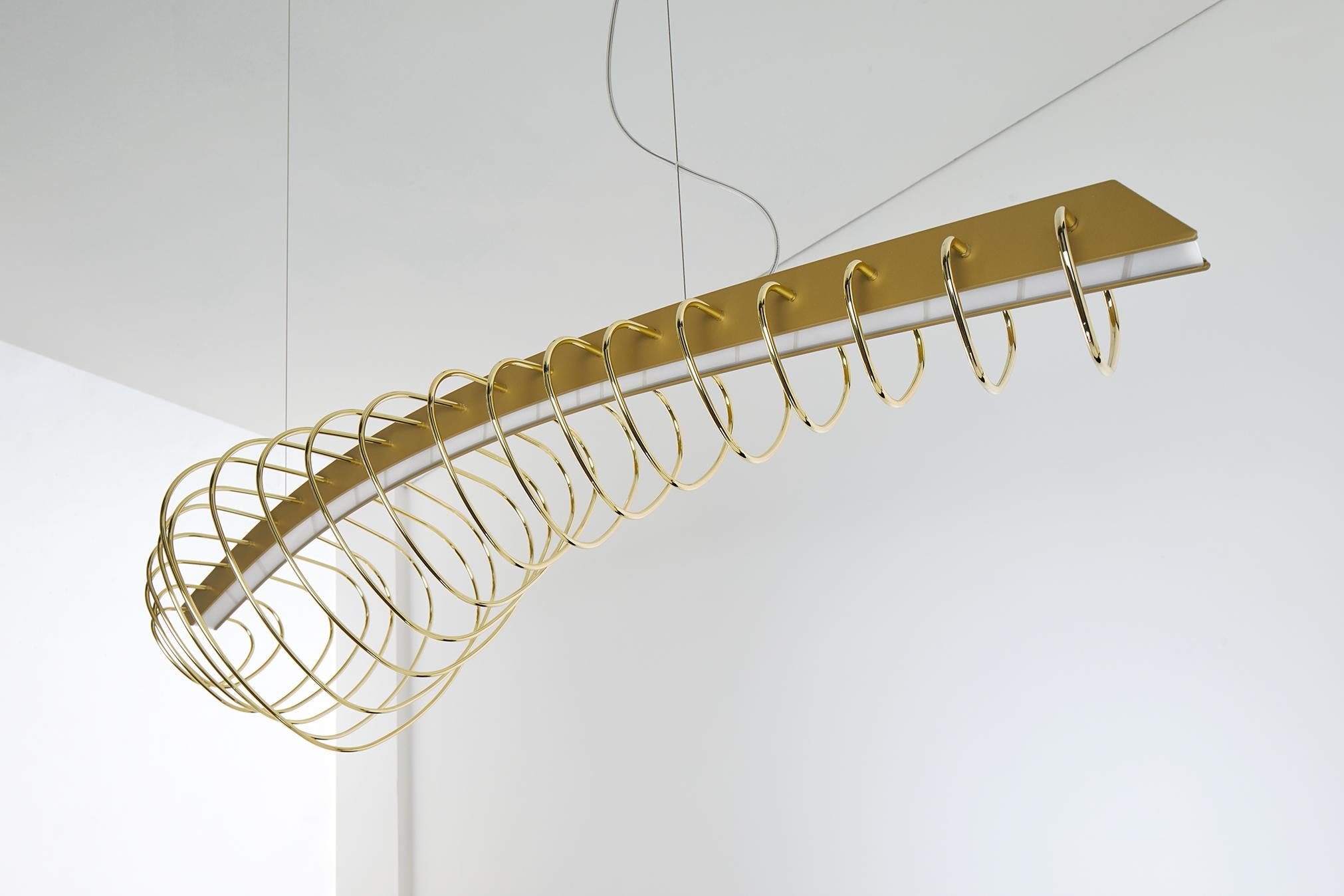 XXI secolo e contemporaneo Lampada a sospensione MMM Whale White di MM Lampadari in vendita