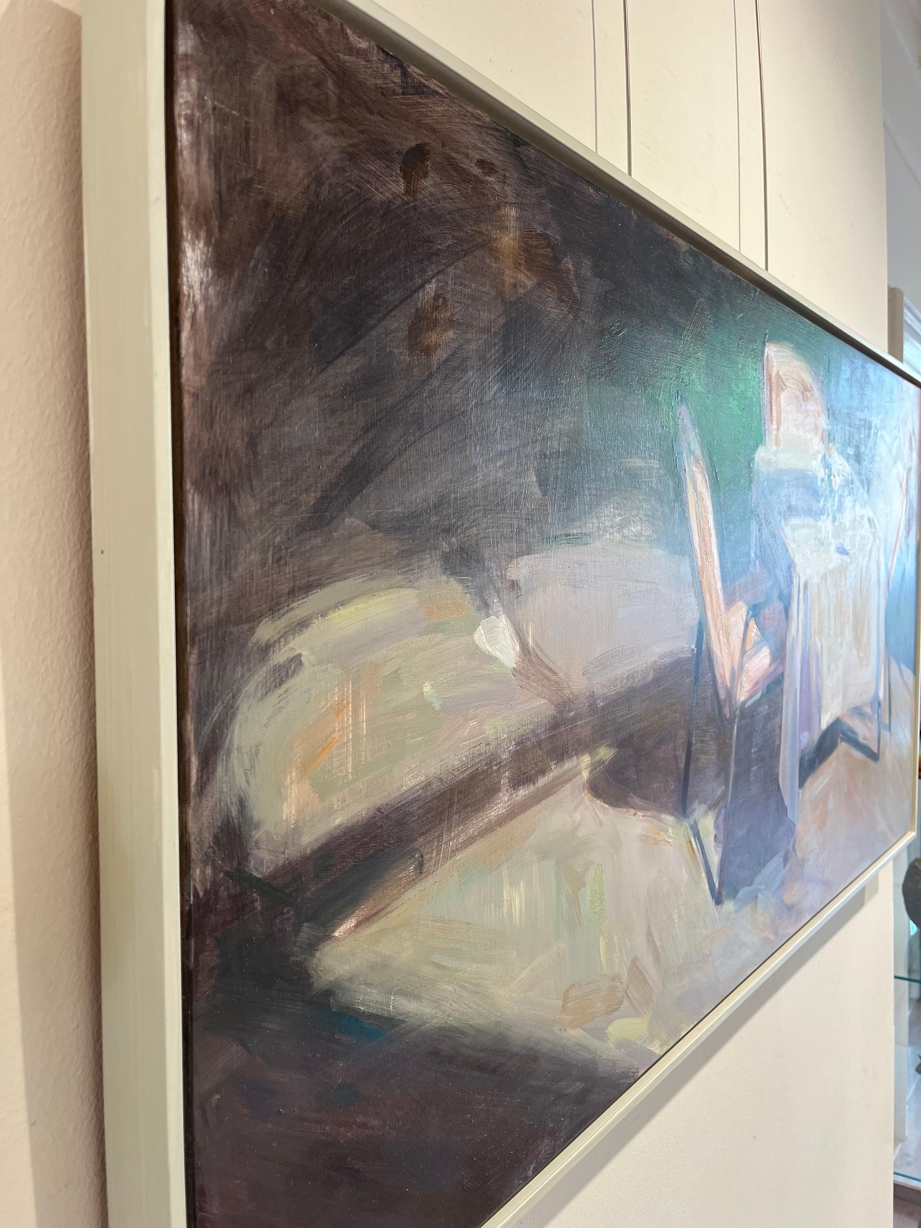 The Spanish artist Mònica Castanys is inspired by everyday scenes. Moments, femininity and light are the basis of her paintings. Her color palette is reminiscent of the Impressionist, but with an expressive touch and her gaze is mainly focused on