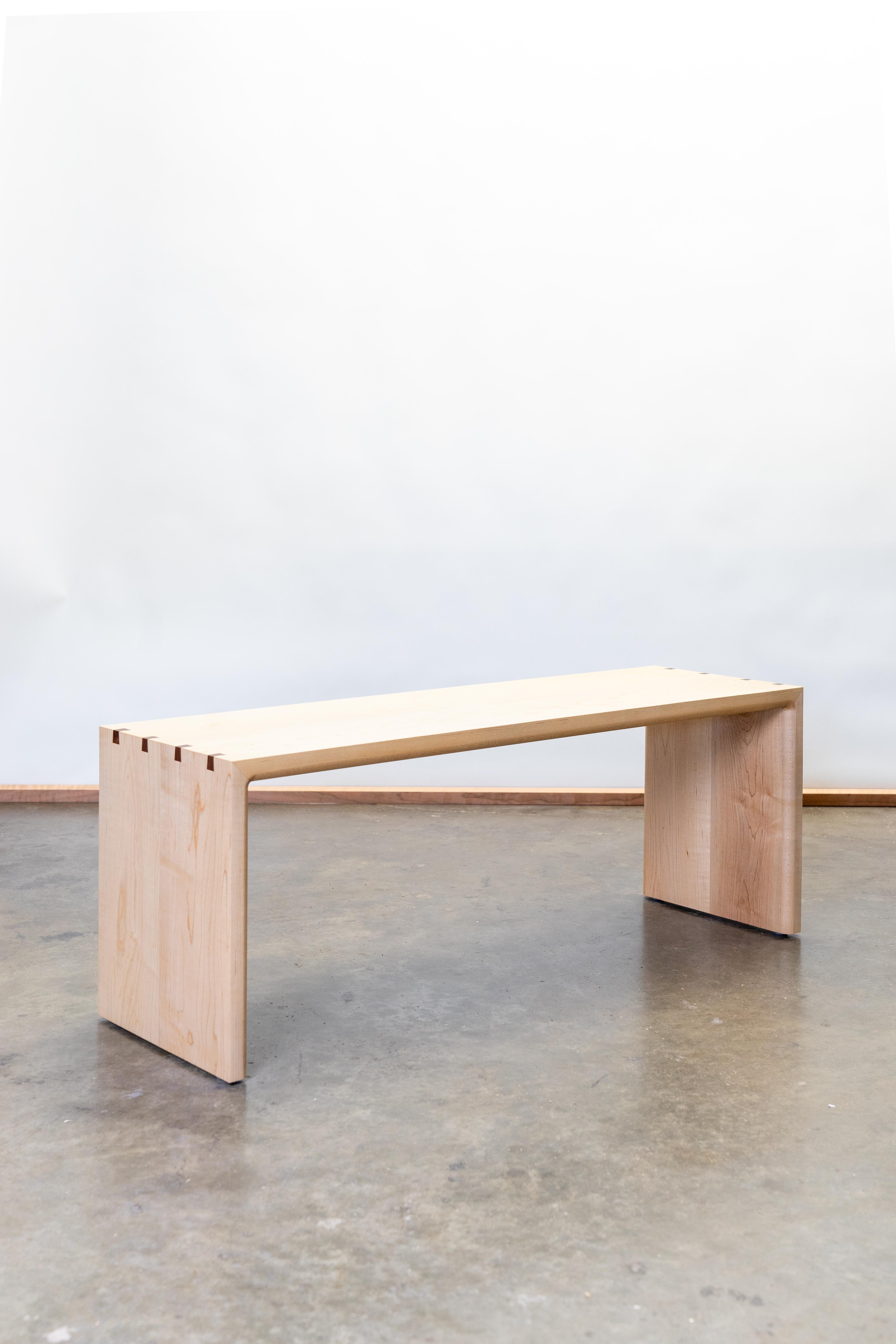 North American Waterfall Bench by Austen / Morris For Sale