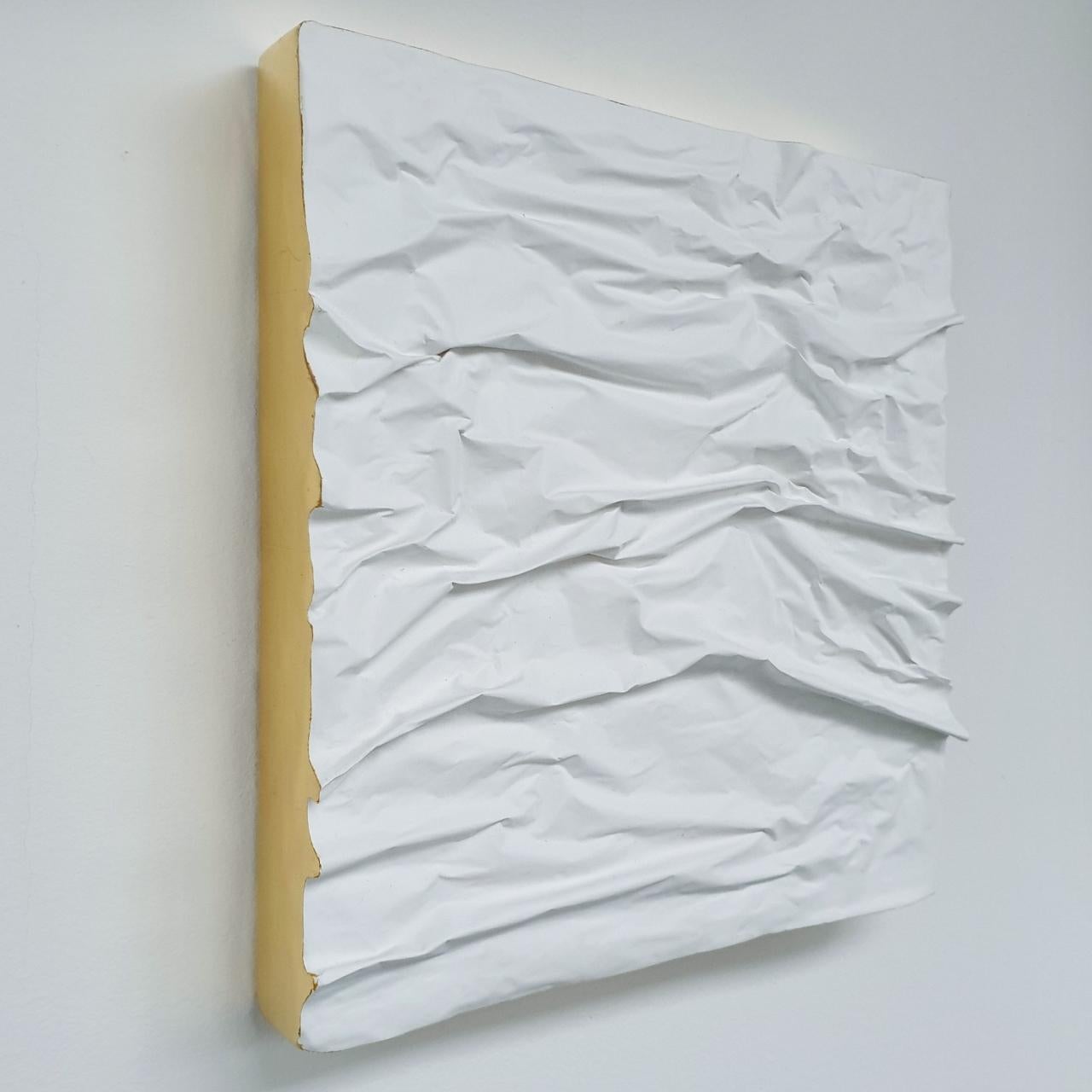 Mo Cornelisse Abstract Painting - Creased no. 2 - contemporary modern abstract wall sculpture painting object