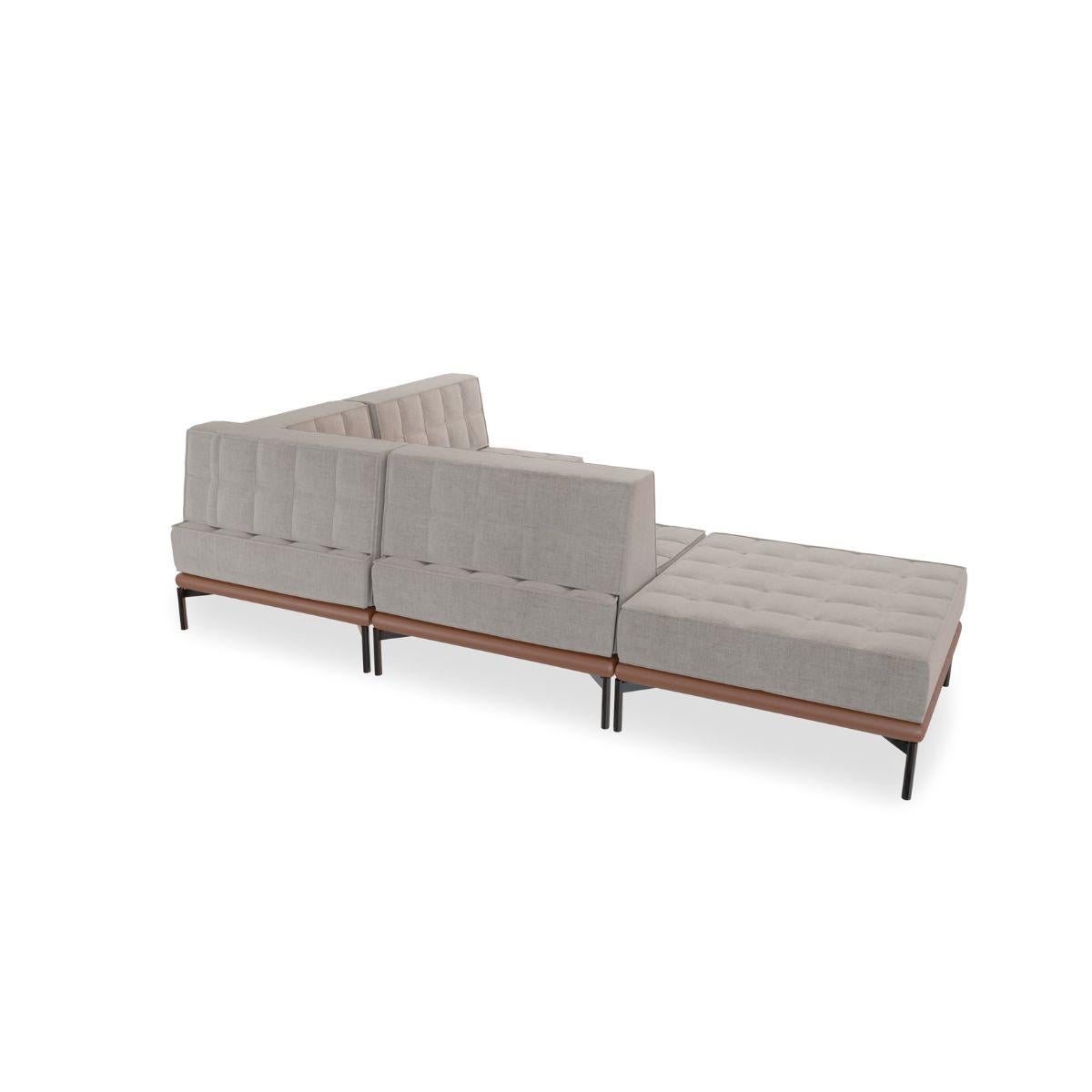 Mo Modular Sofa - 3 different modules available.

The Mo modular sofa is a contemporary and versatile piece of furniture that offers both style and flexibility. As the name suggests, this sofa is modular, meaning it can be arranged and re-arranged