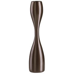 Moai Vase 126 in Metallized Coffee Polyethylene by Luca Nichetto for Plust