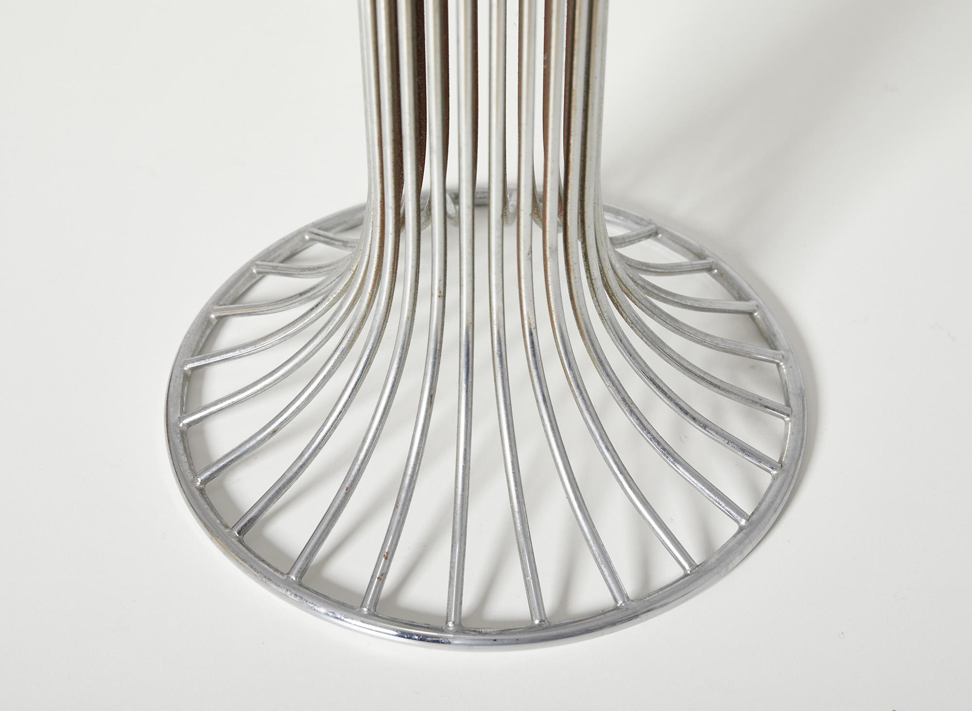 Mid-20th Century Moana chromed metal table/floor lamp by Luigi Massoni for DH Guzzini, Italy 1970 For Sale