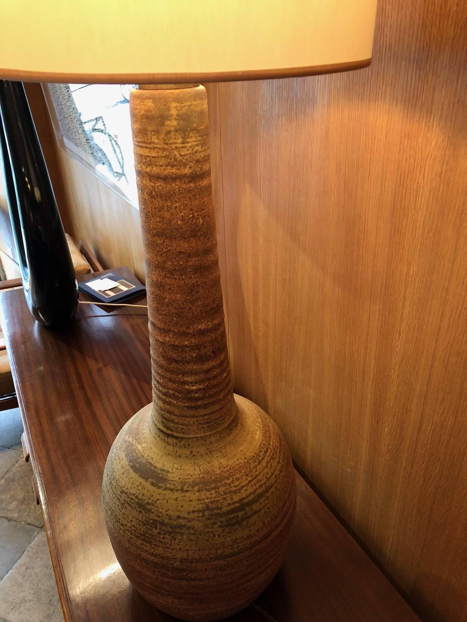 Mobach Ceramic Lamp In Excellent Condition In Paris, FR