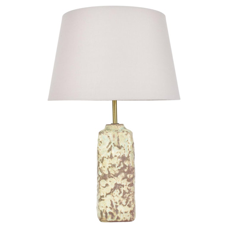 Mobach Ceramic Table Lamp Vintage Textured Studio Pottery Axel Salto ...