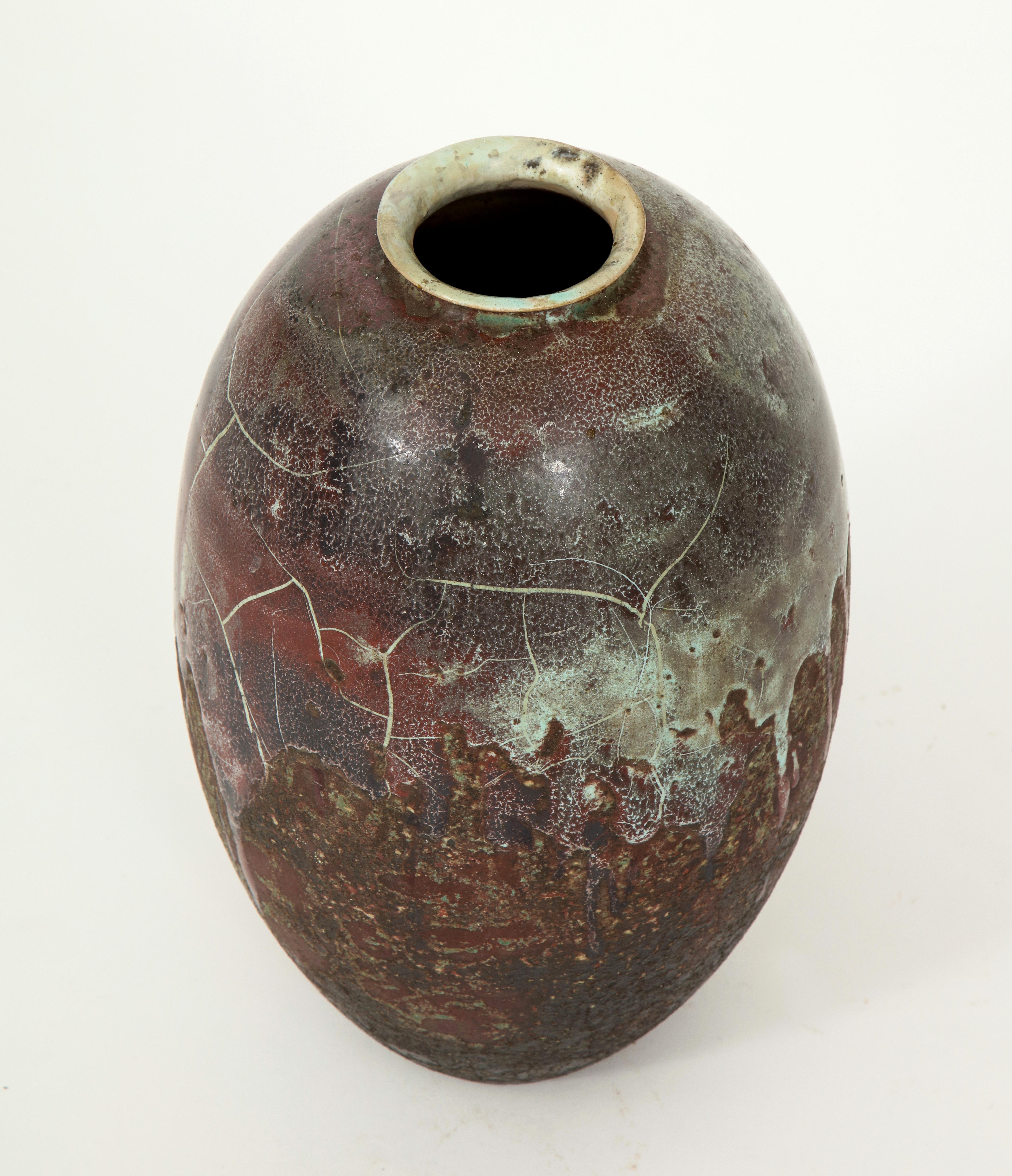 Mid-20th Century Mobach Dutch Ceramic Vase, circa 1930s  For Sale