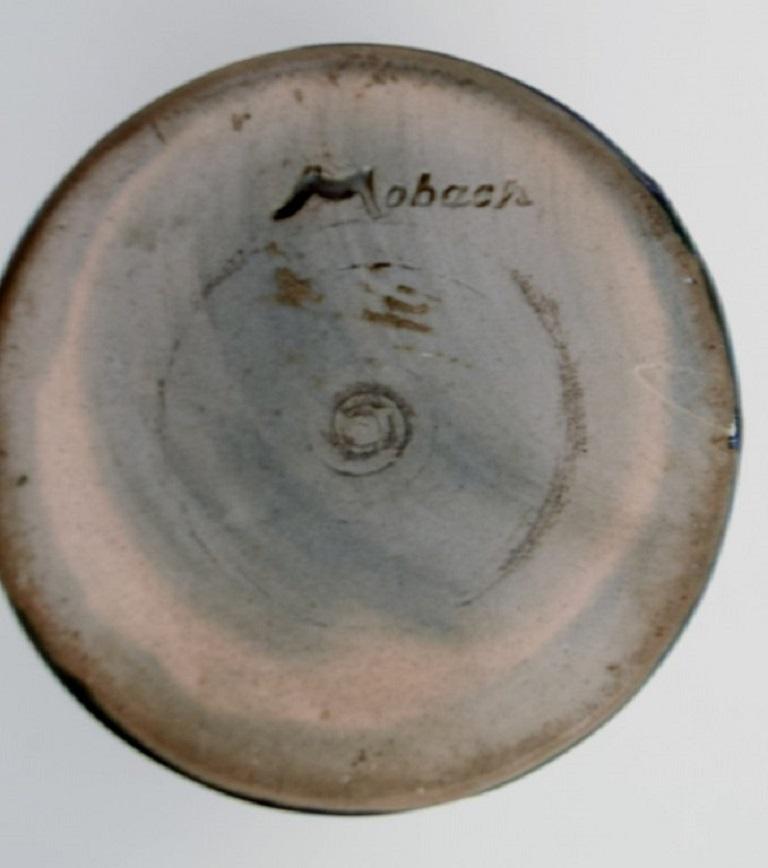 Ceramica Mobach, Olanda, Vaso unico in ceramica smaltata, anni '20/'30 in vendita